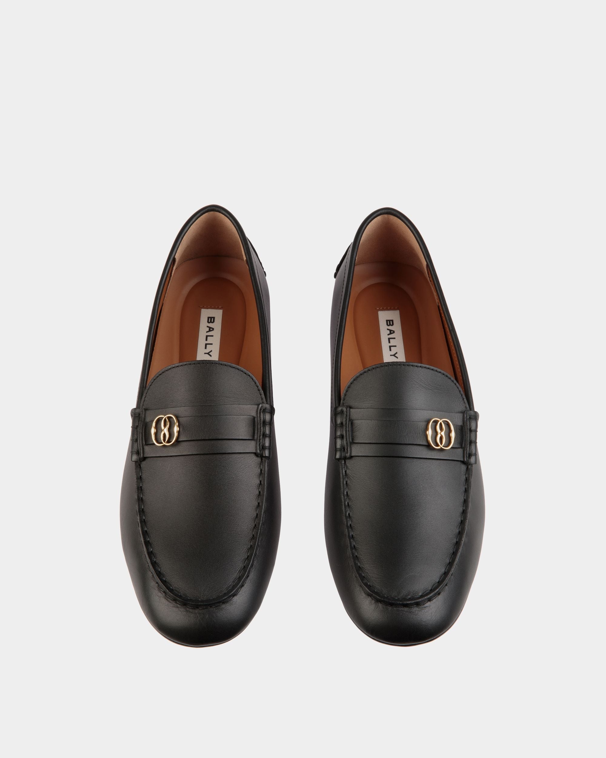 Bally Global - Pilot Driver In Black Leather - Black