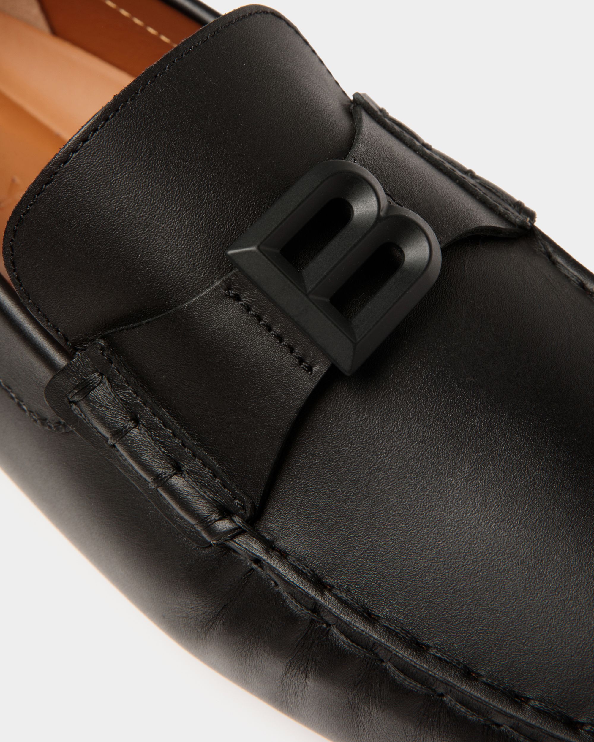 Bally Global - Pilot Driver In Black Leather - Black