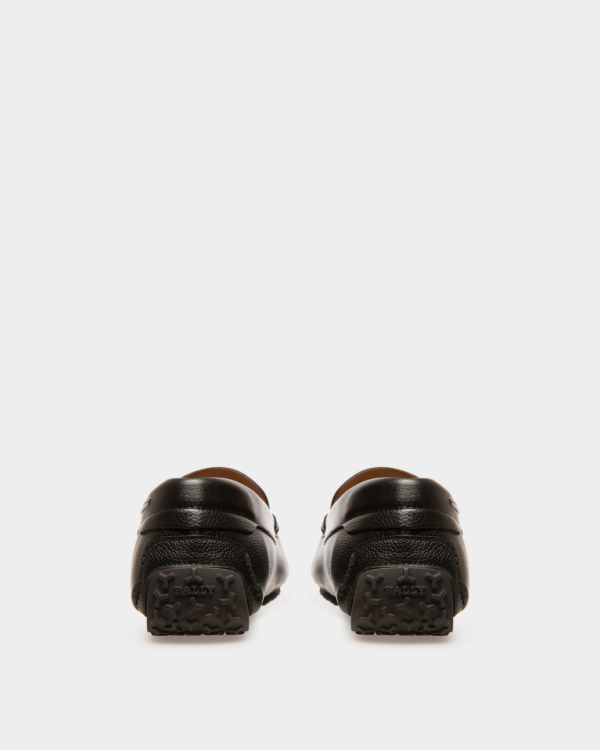 Bally Global - Paryse Leather Drivers In Black - Black