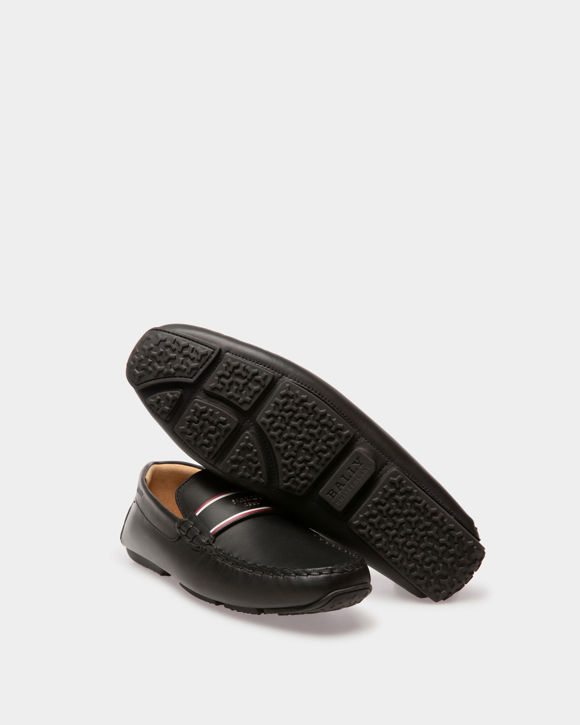 Bally Global - Pabyl Leather Drivers In Black - Black