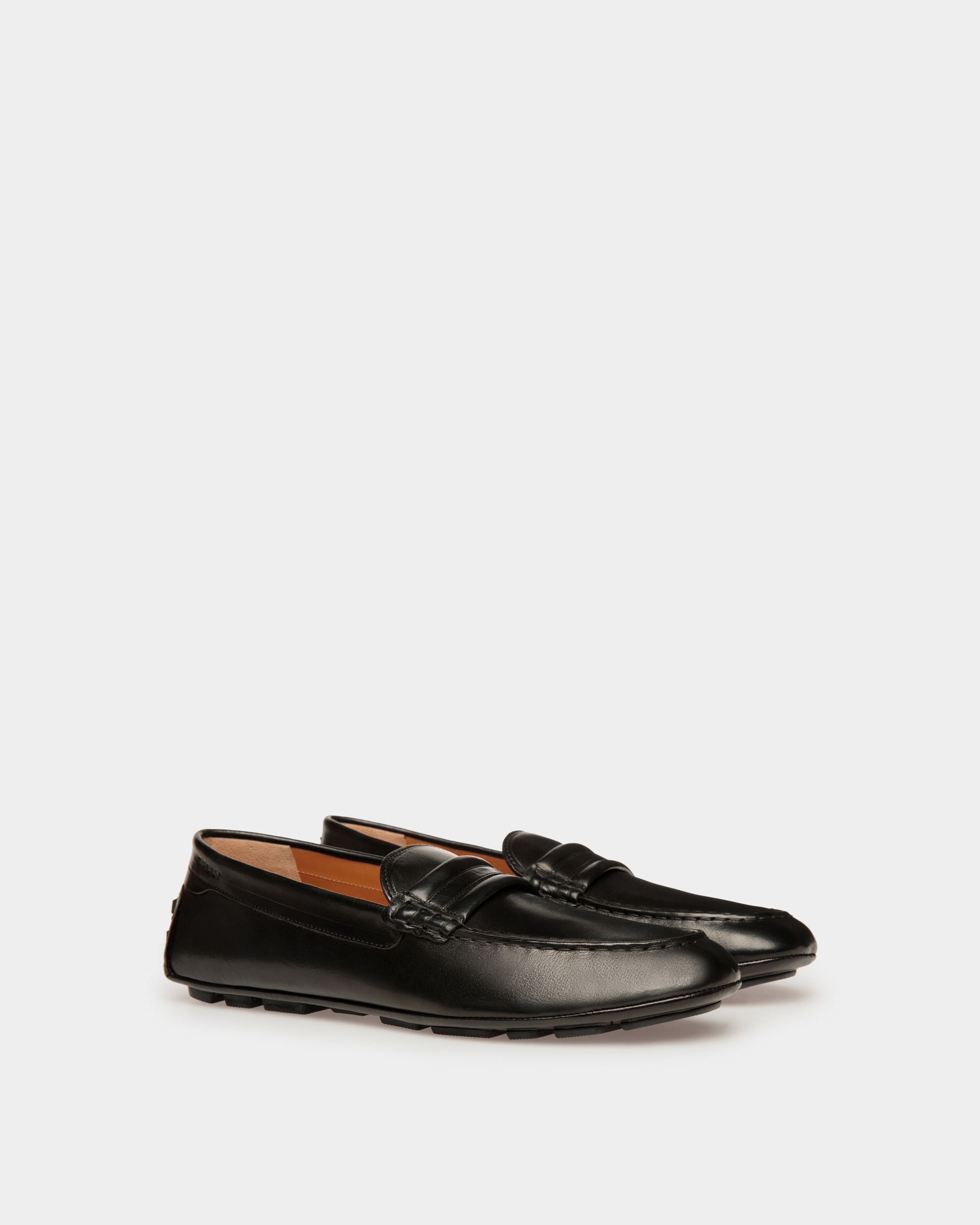 Bally Global - Kerbs Driver in Black Leather - Black