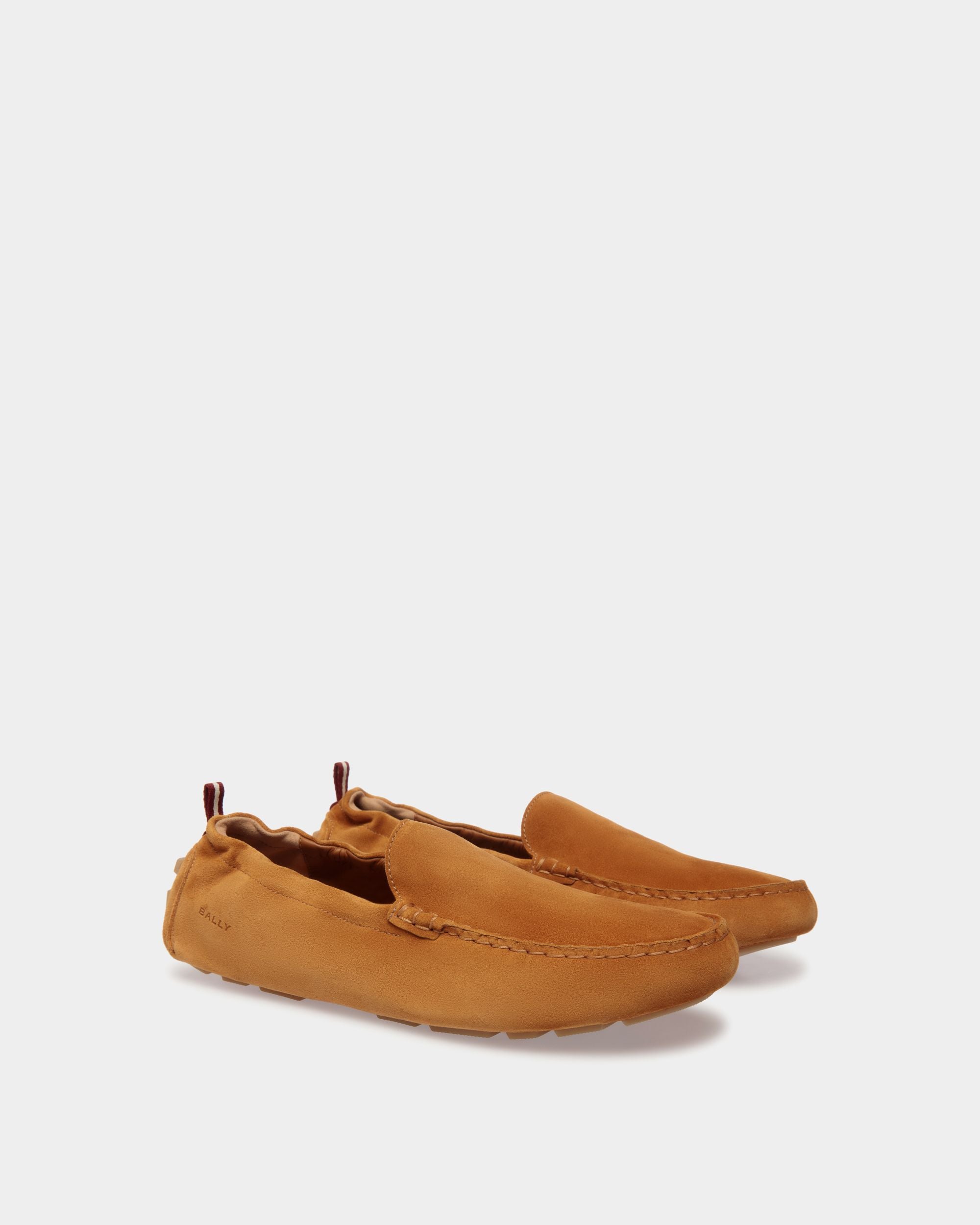 Bally Global - Kerbs Driver in Brown Suede Leather - Brown