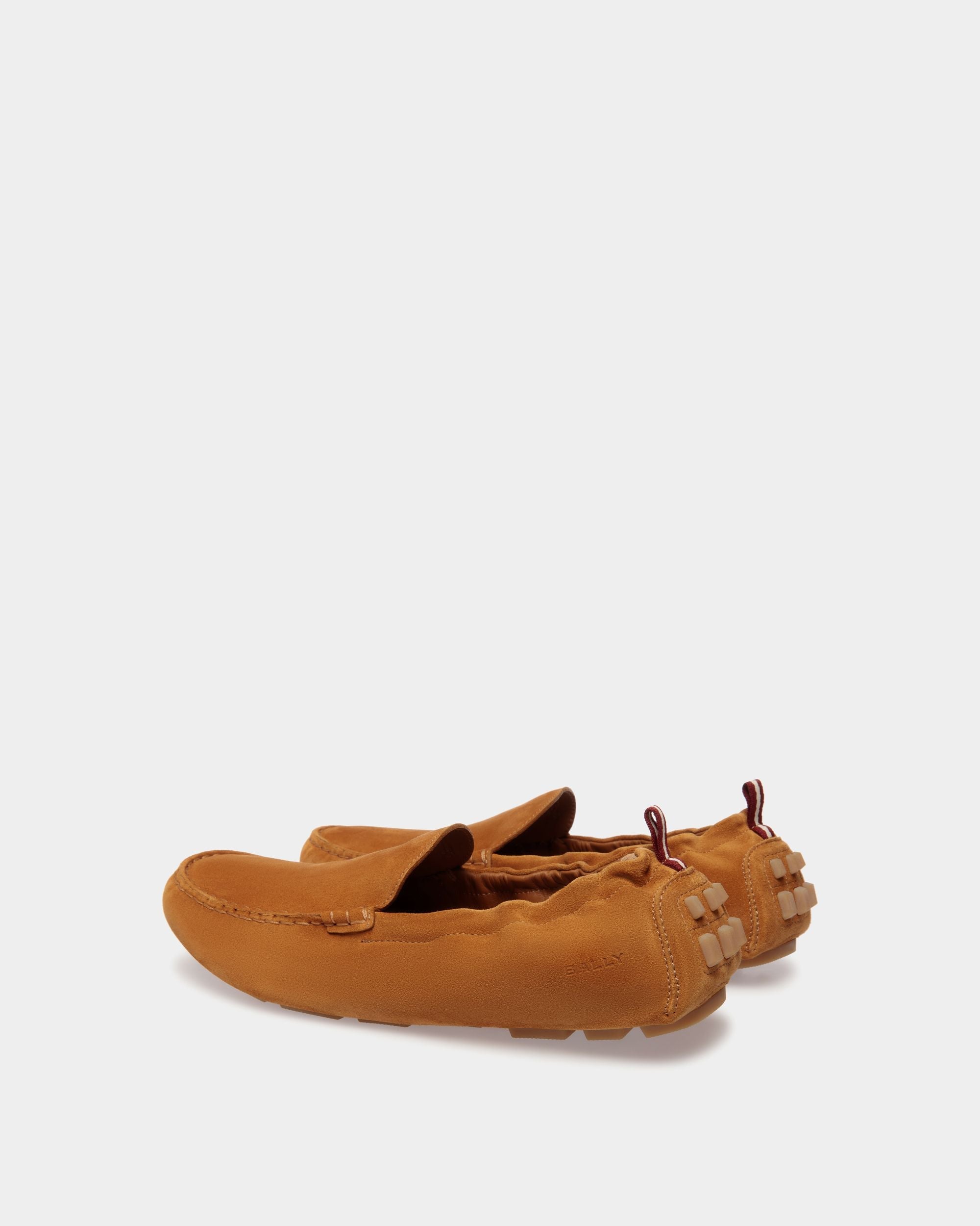 Bally Global - Kerbs Driver in Brown Suede Leather - Brown