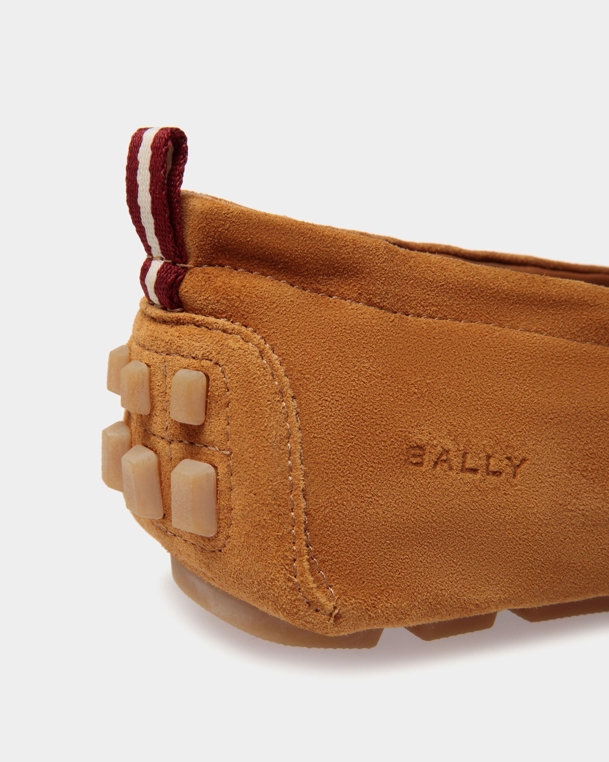 Bally Global - Kerbs Driver in Brown Suede Leather - Brown