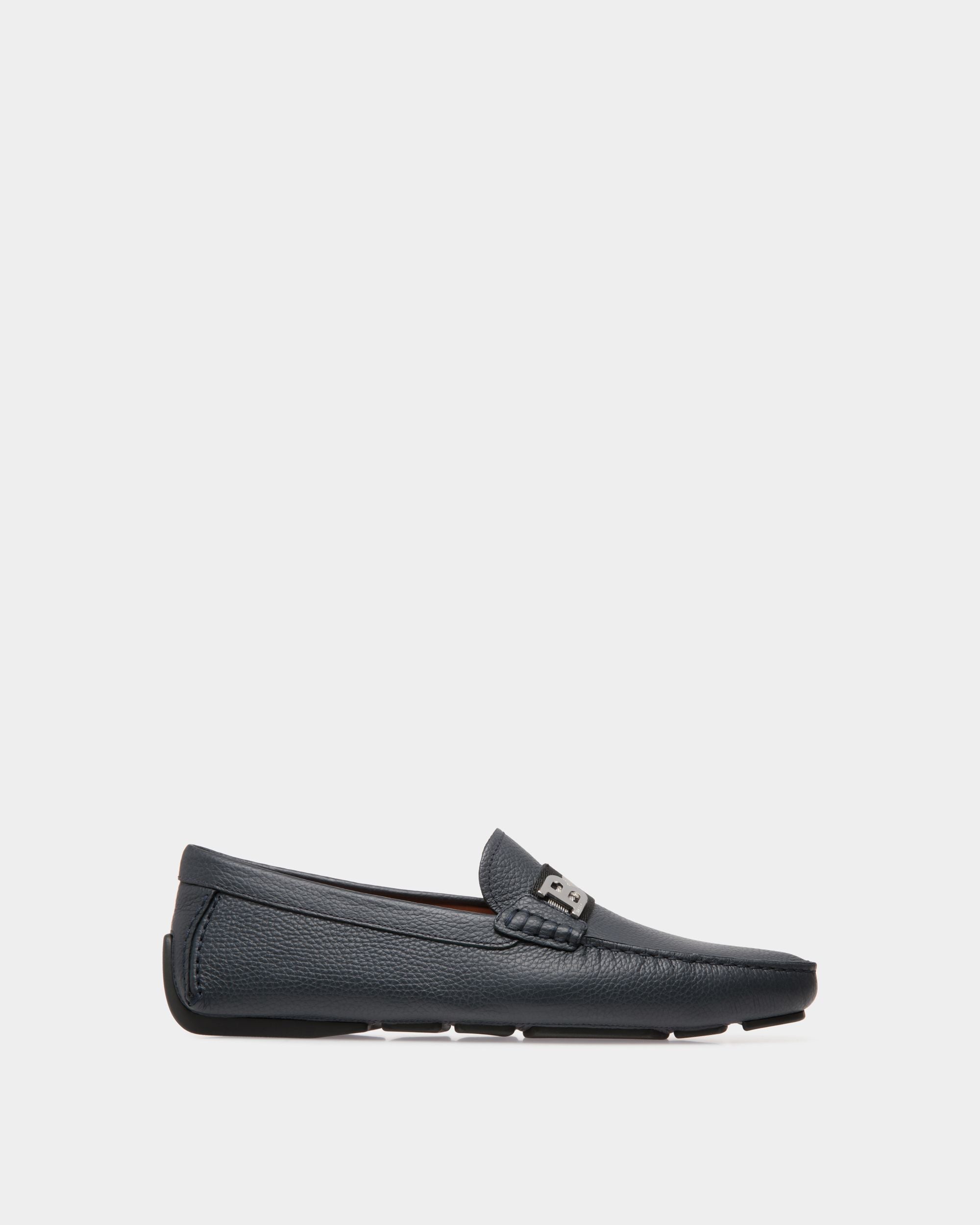 Bally Global - Driver In Blue Leather - Blue
