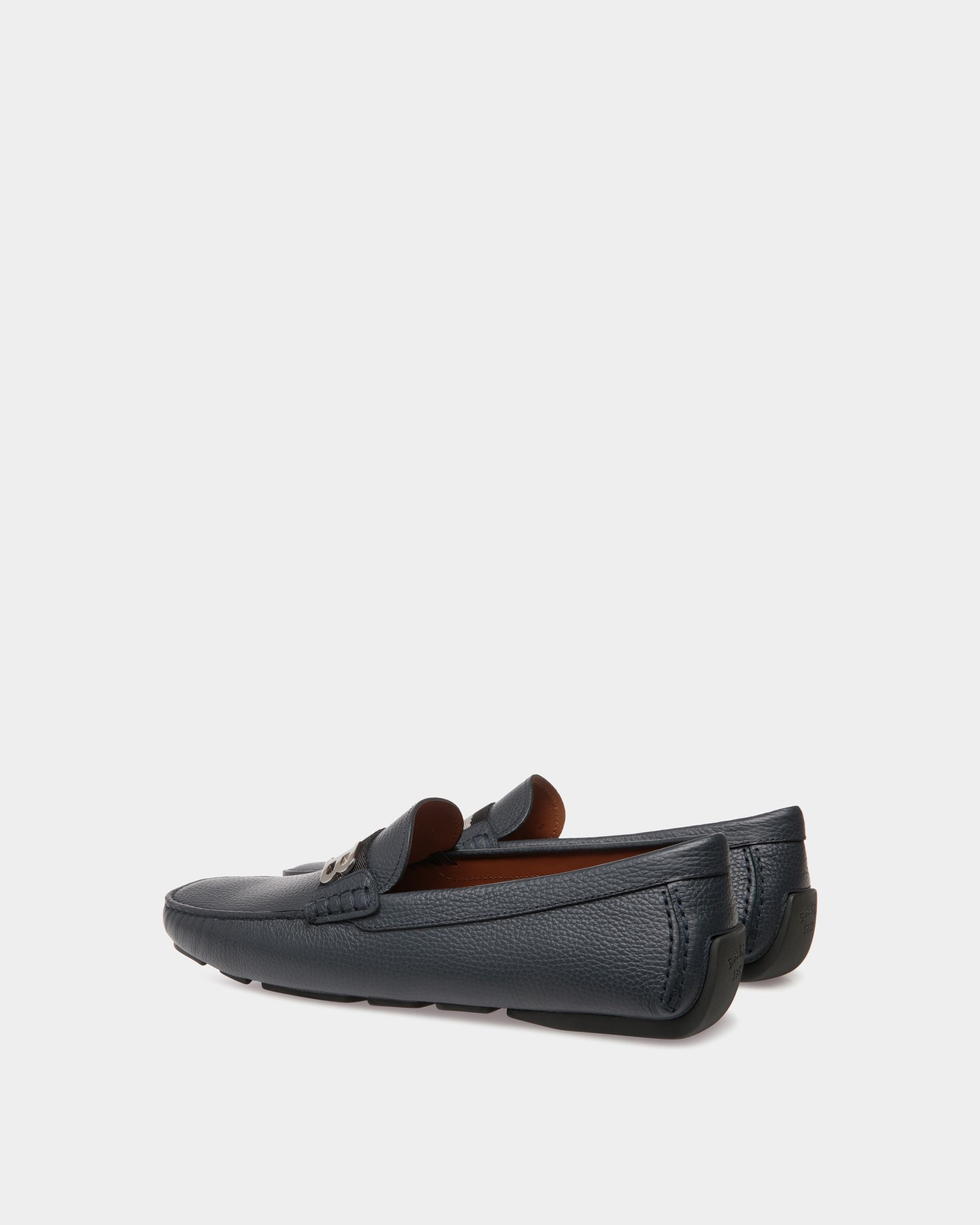 Bally Global - Driver In Blue Leather - Blue