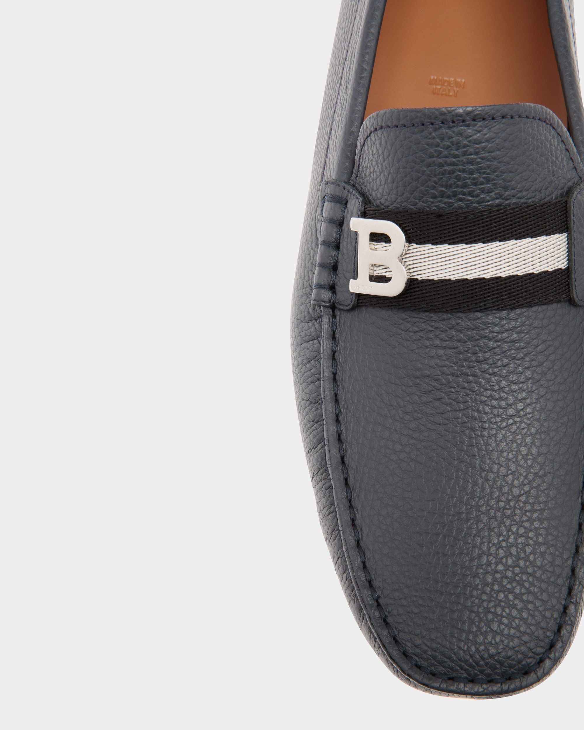 Bally Global - Driver In Blue Leather - Blue