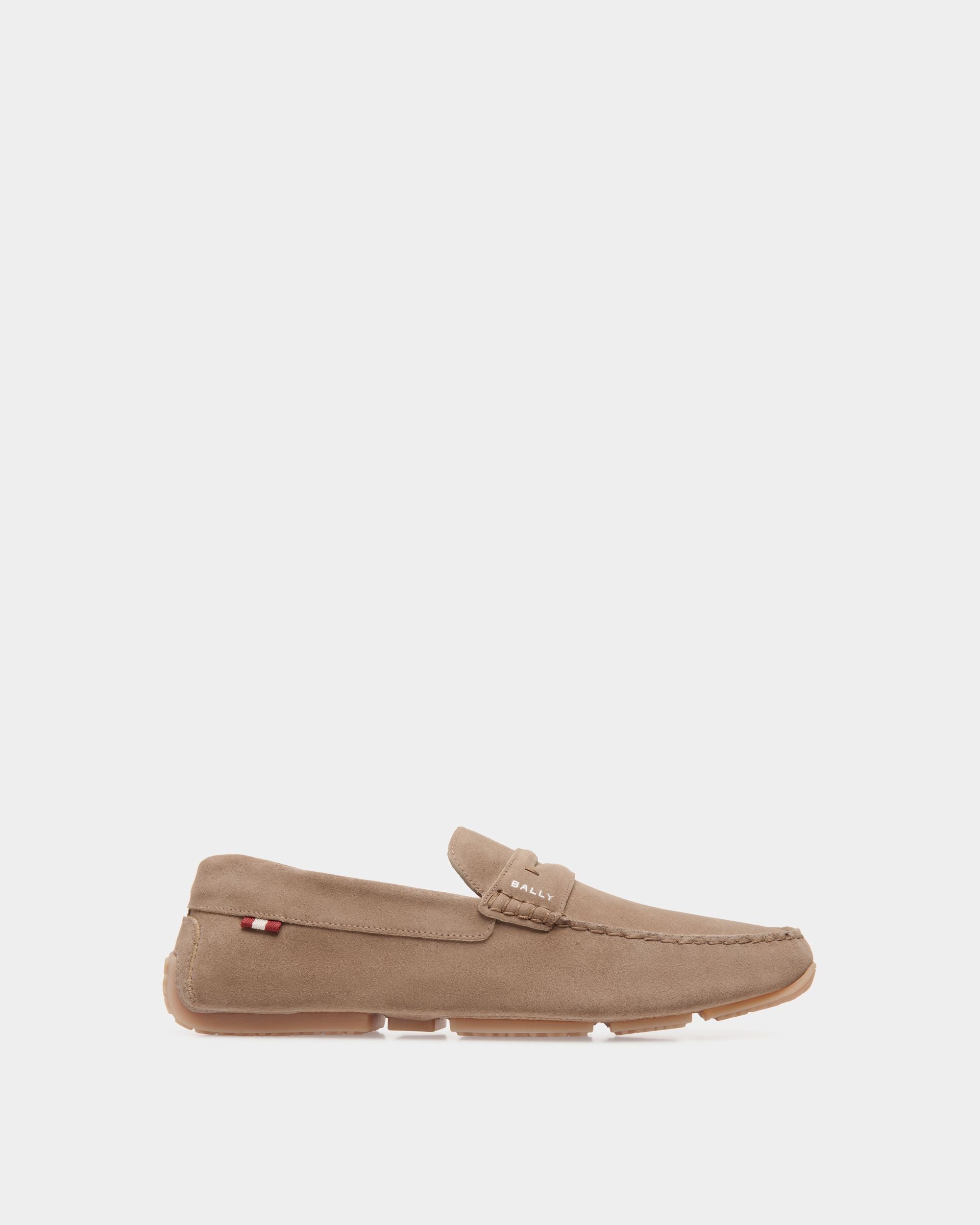 Bally Global - Pilot Driver in Taupe Suede - Brown