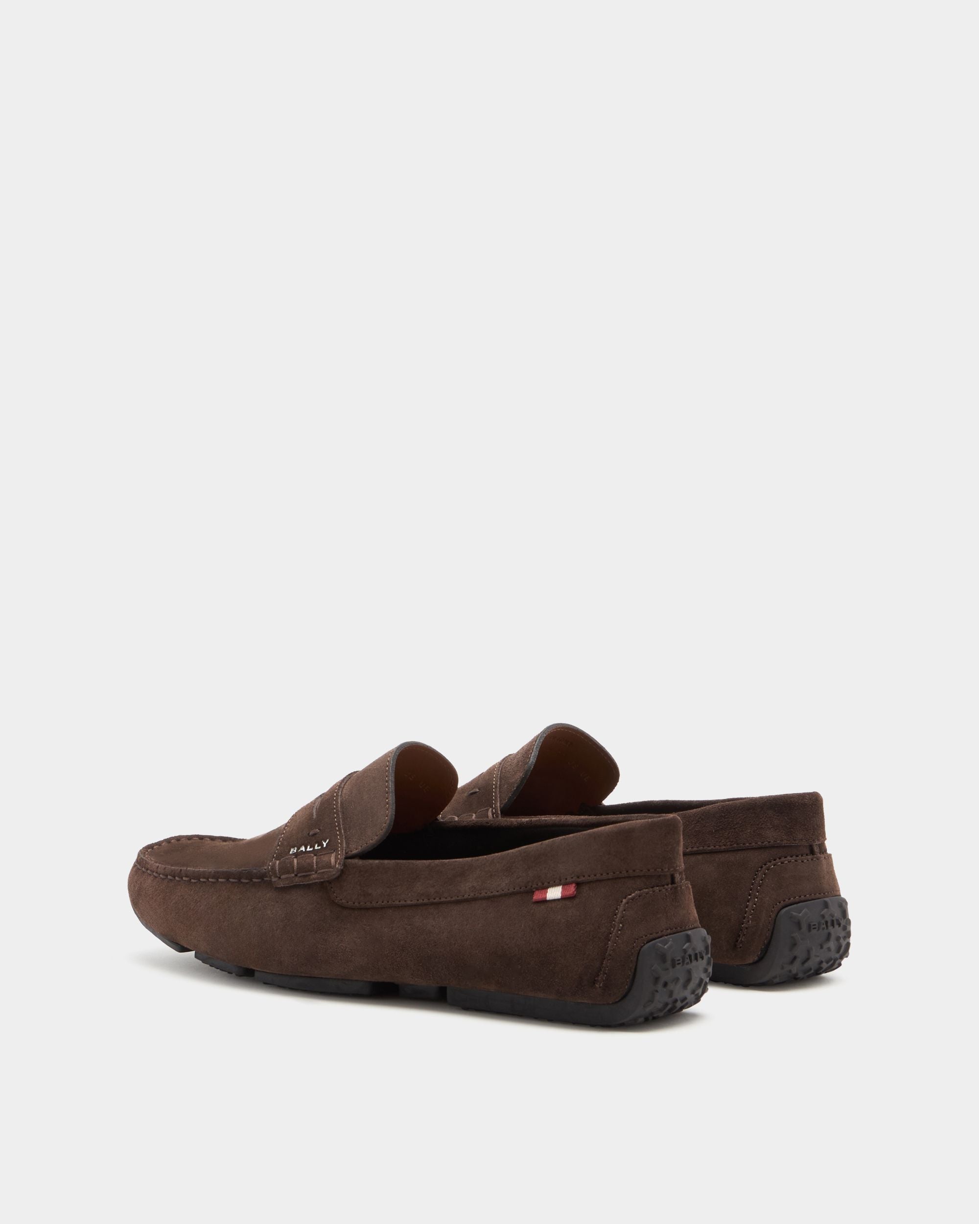 Bally Global - Pilot Driver in Ebano Suede - Brown