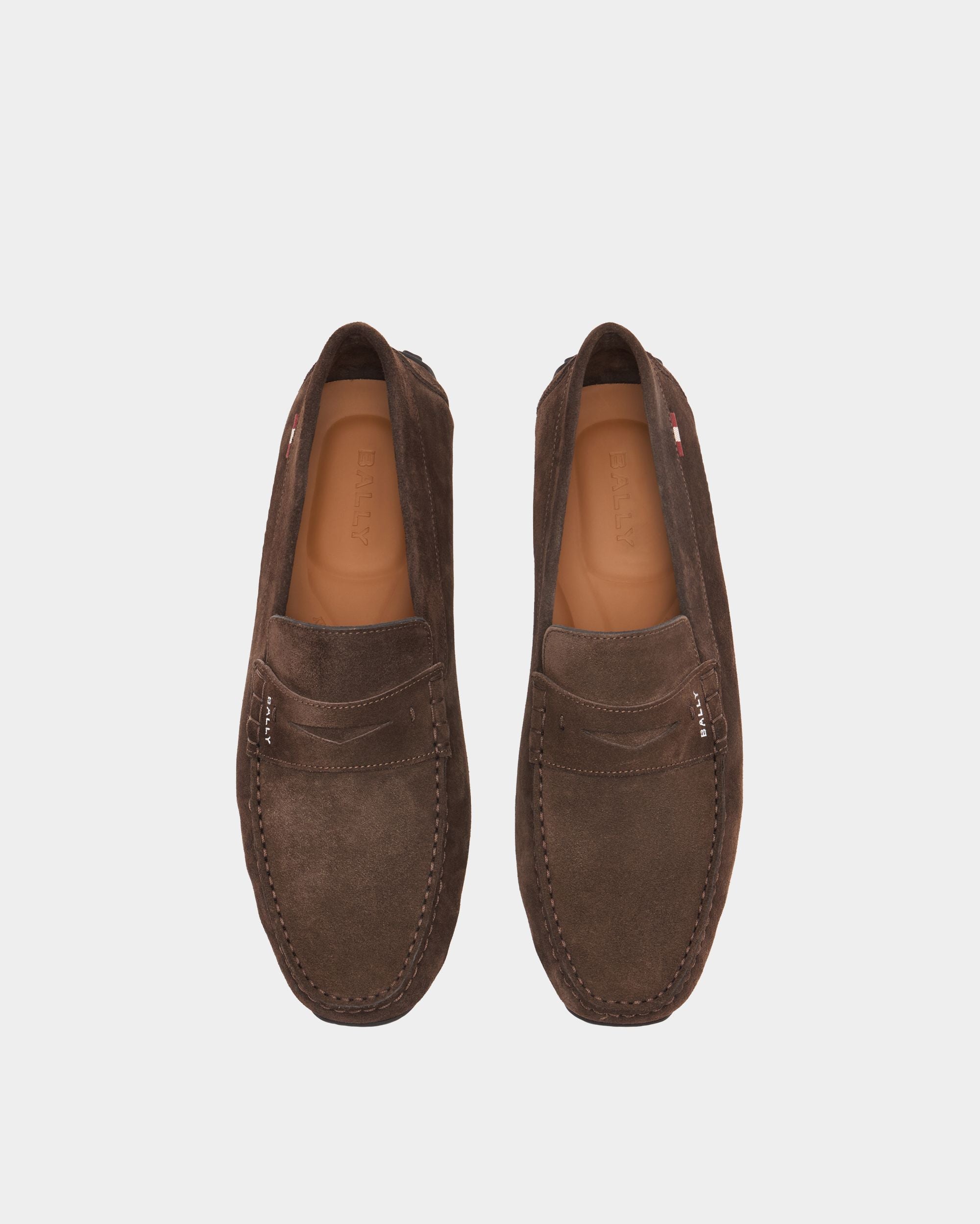 Bally Global - Pilot Driver in Ebano Suede - Brown