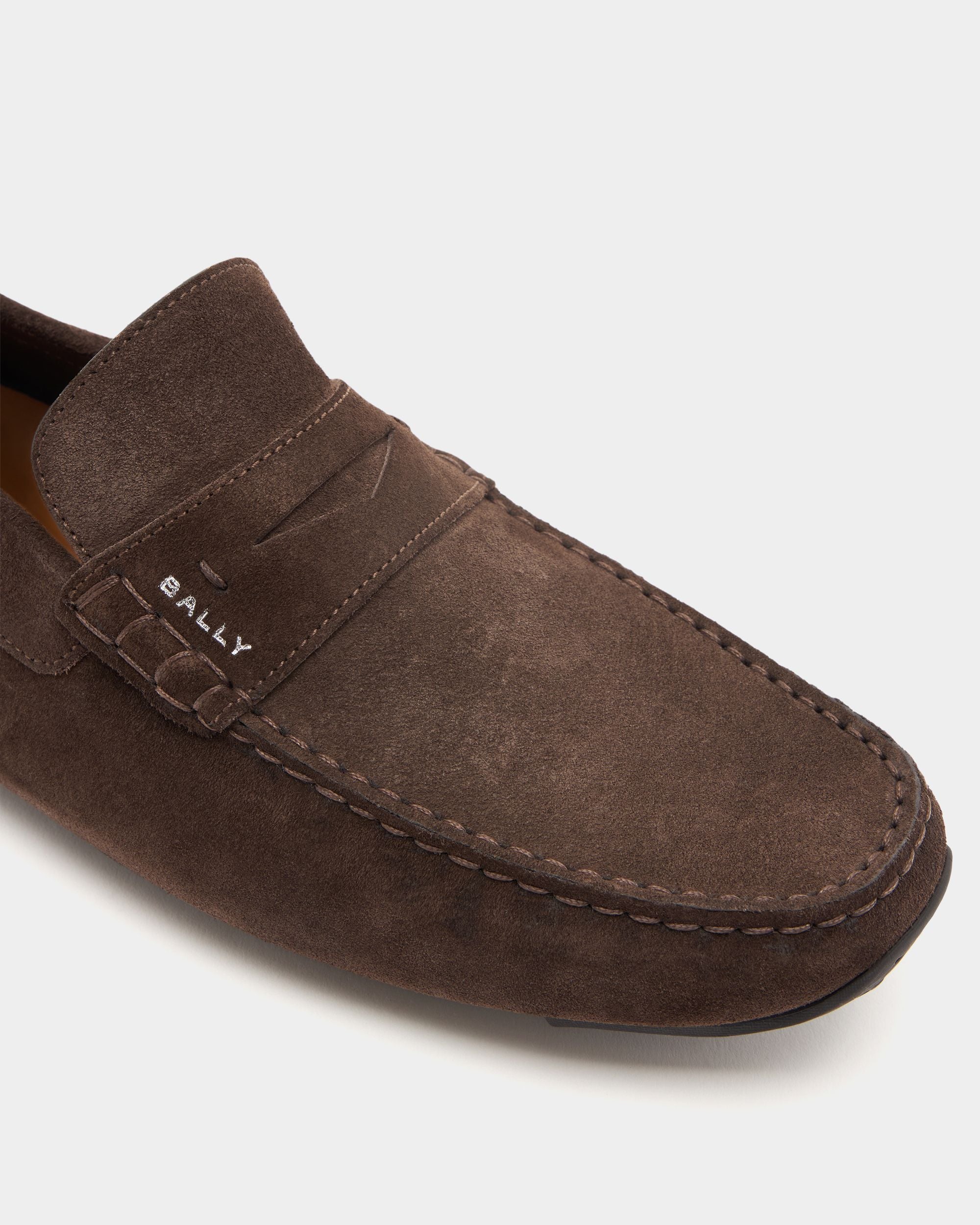 Bally Global - Pilot Driver in Ebano Suede - Brown