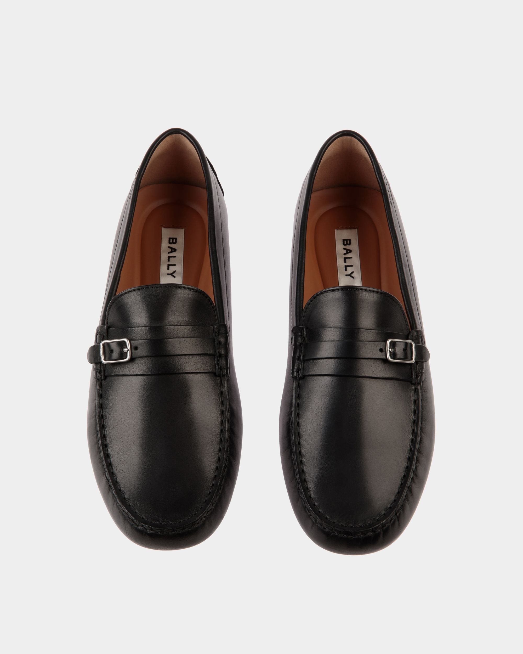 Bally Global - Kerbs Driver in Black Leather - Black