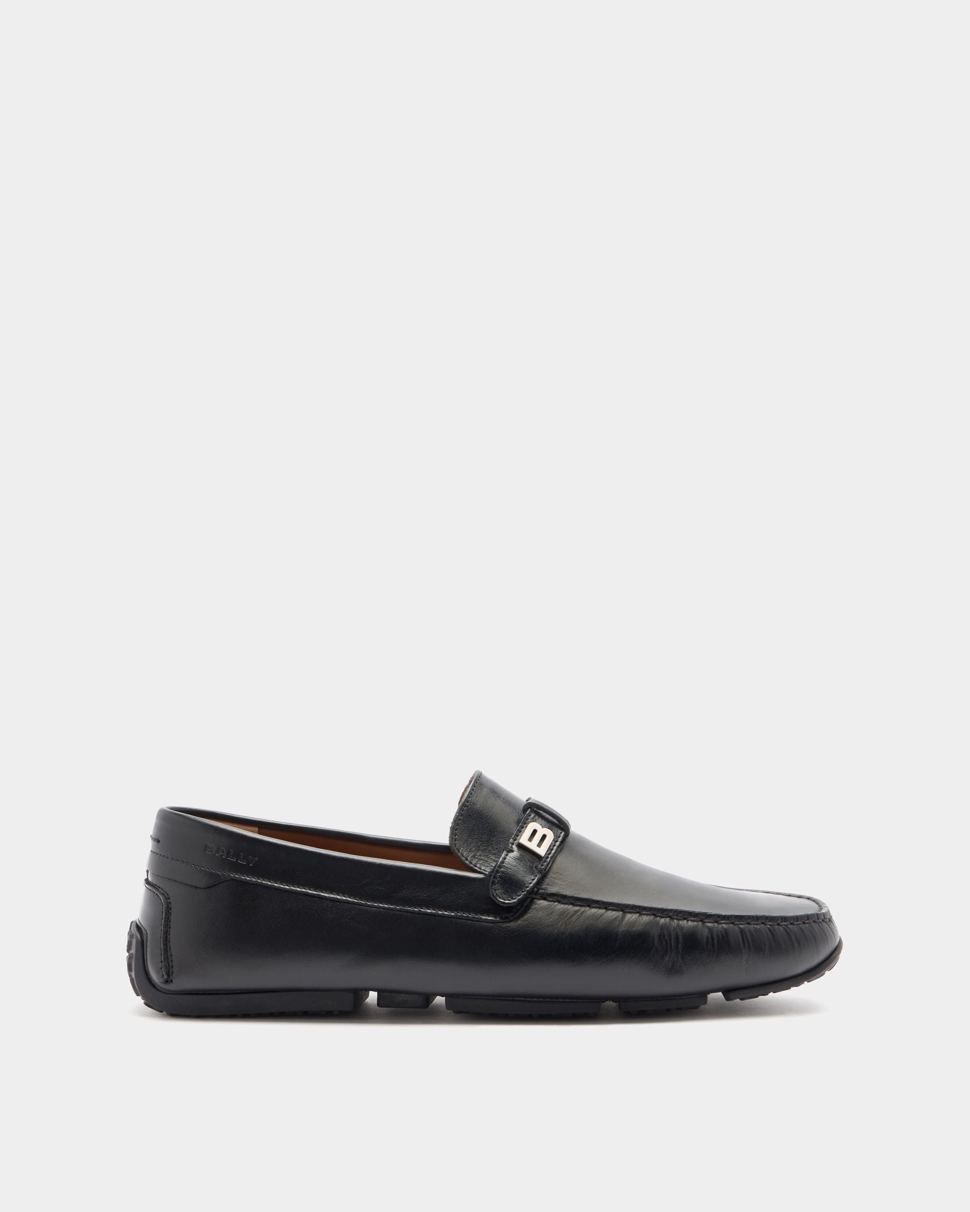 Bally Global - Pilot Driver in Black Leather - Black
