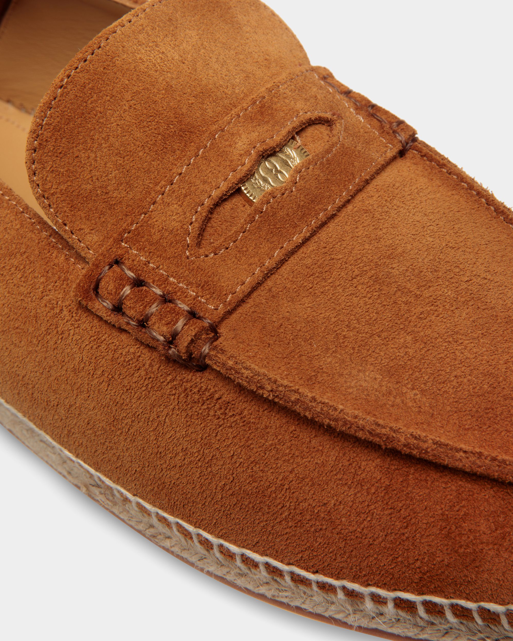 Bally Global - Karakas Espadrille in Suede Leather - Brown
