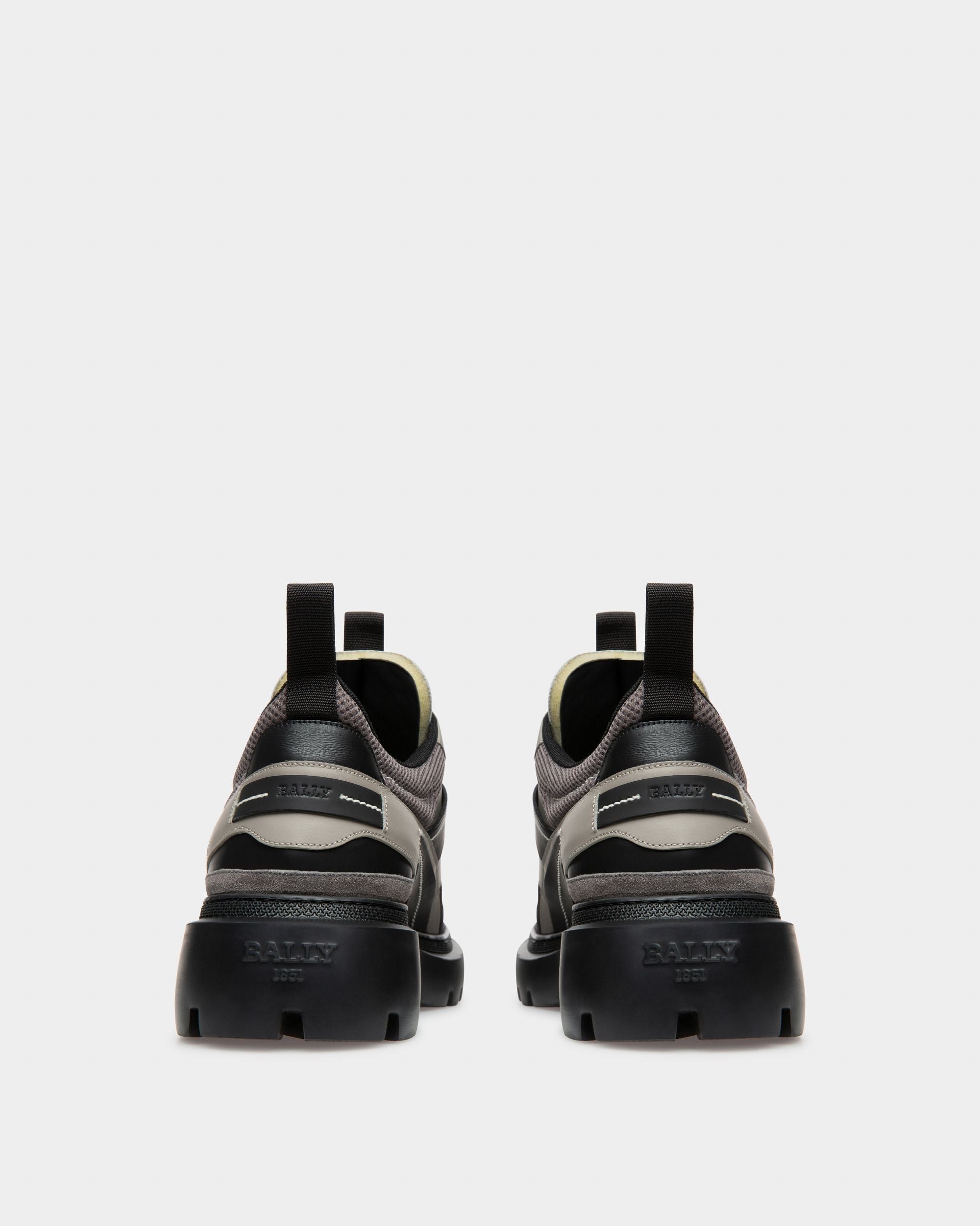 Bally Global - Vailont Leather Derbies In Black - Multicolor