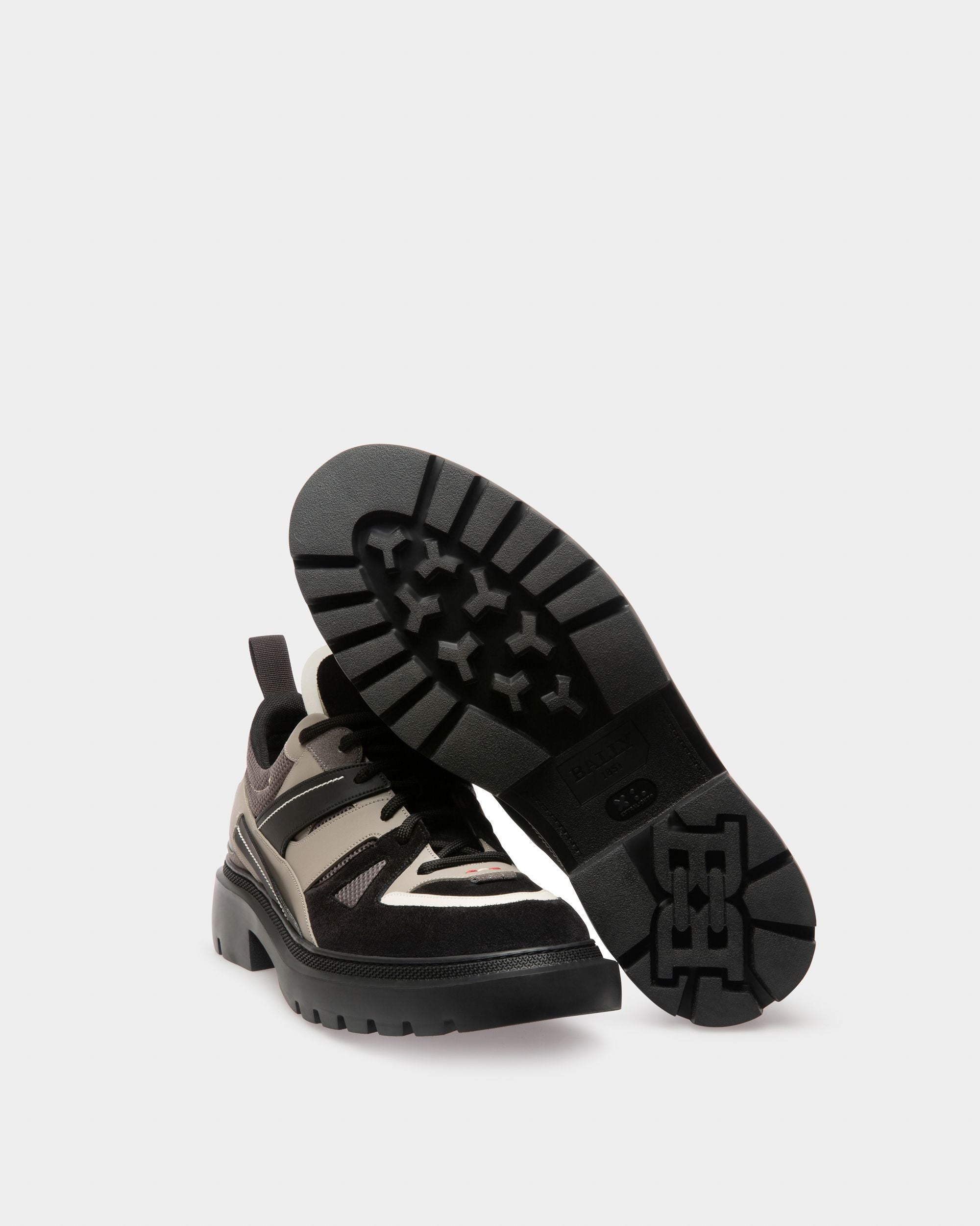 Bally Global - Vailont Leather Derbies In Black - Multicolor