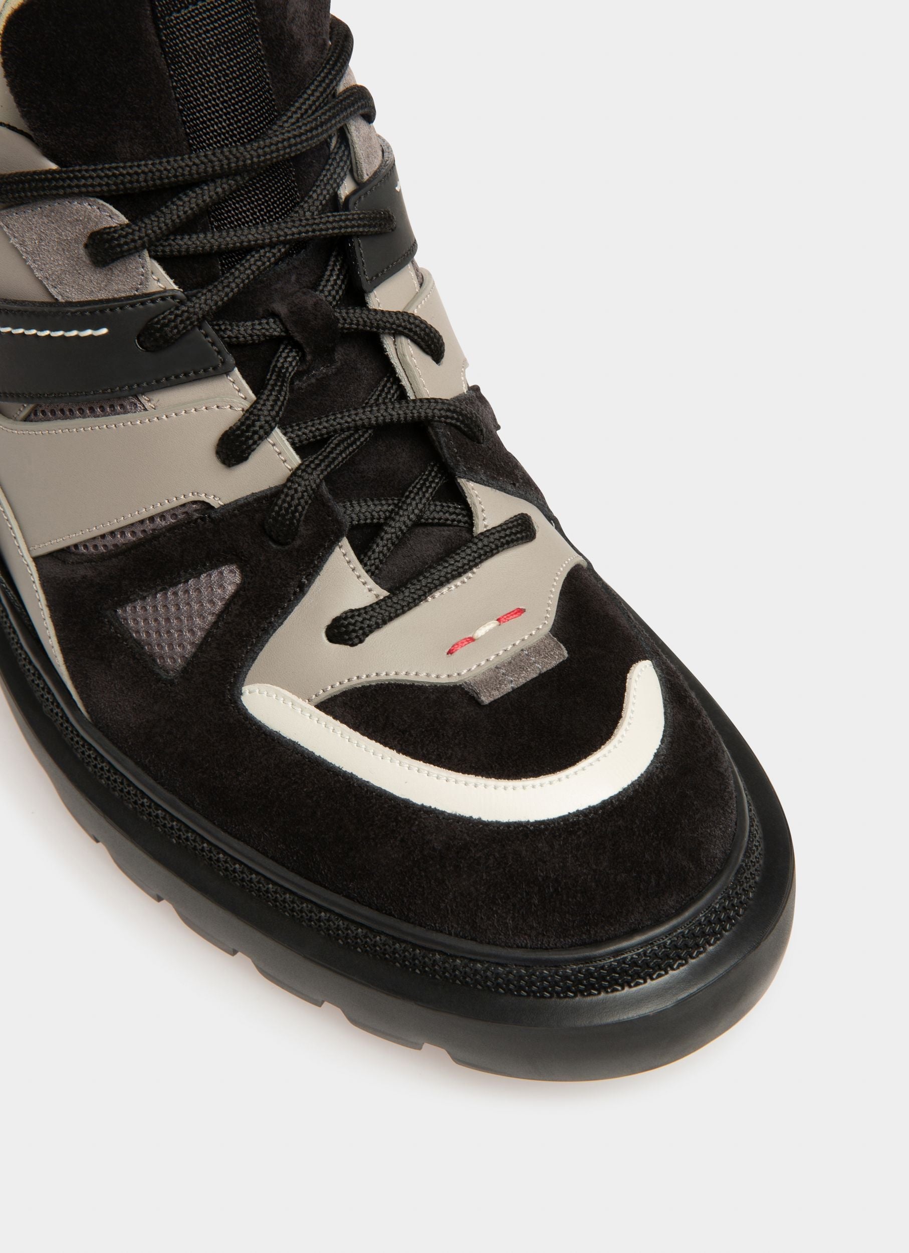Bally Global - Vailont Leather Derbies In Black - Multicolor