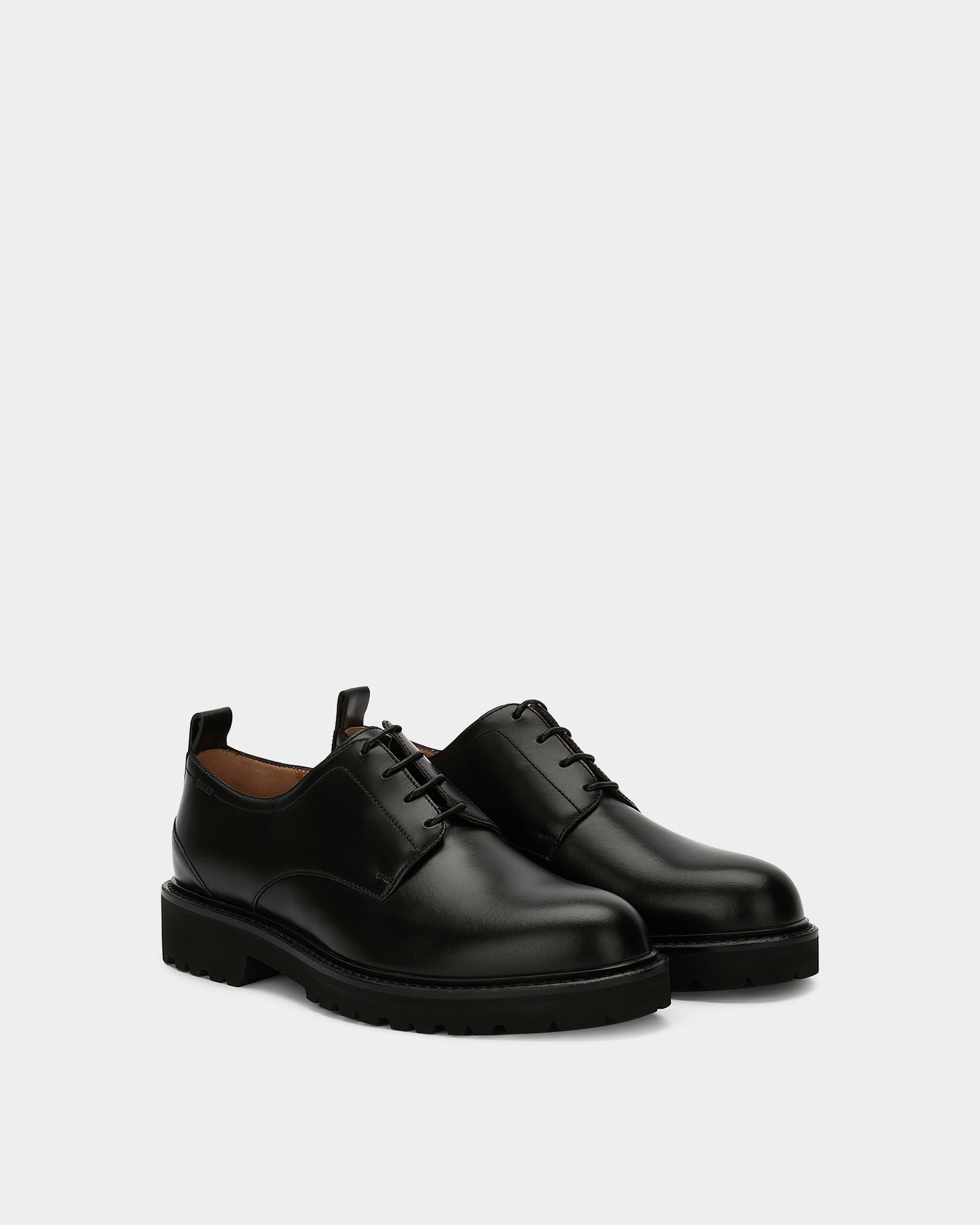 Bally Global - Men's Black Derby Shoes - Black