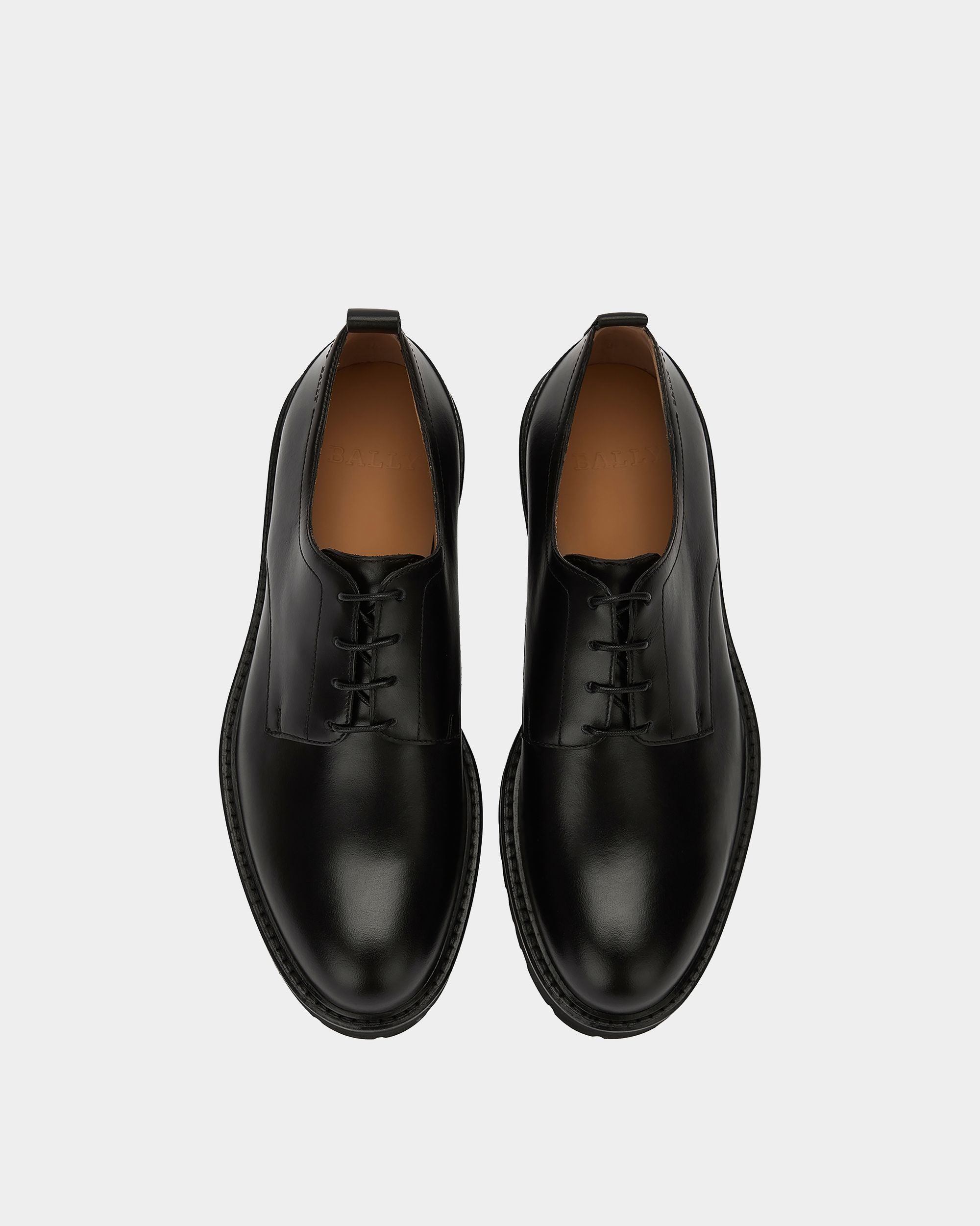 Bally Global - Men's Black Derby Shoes - Black