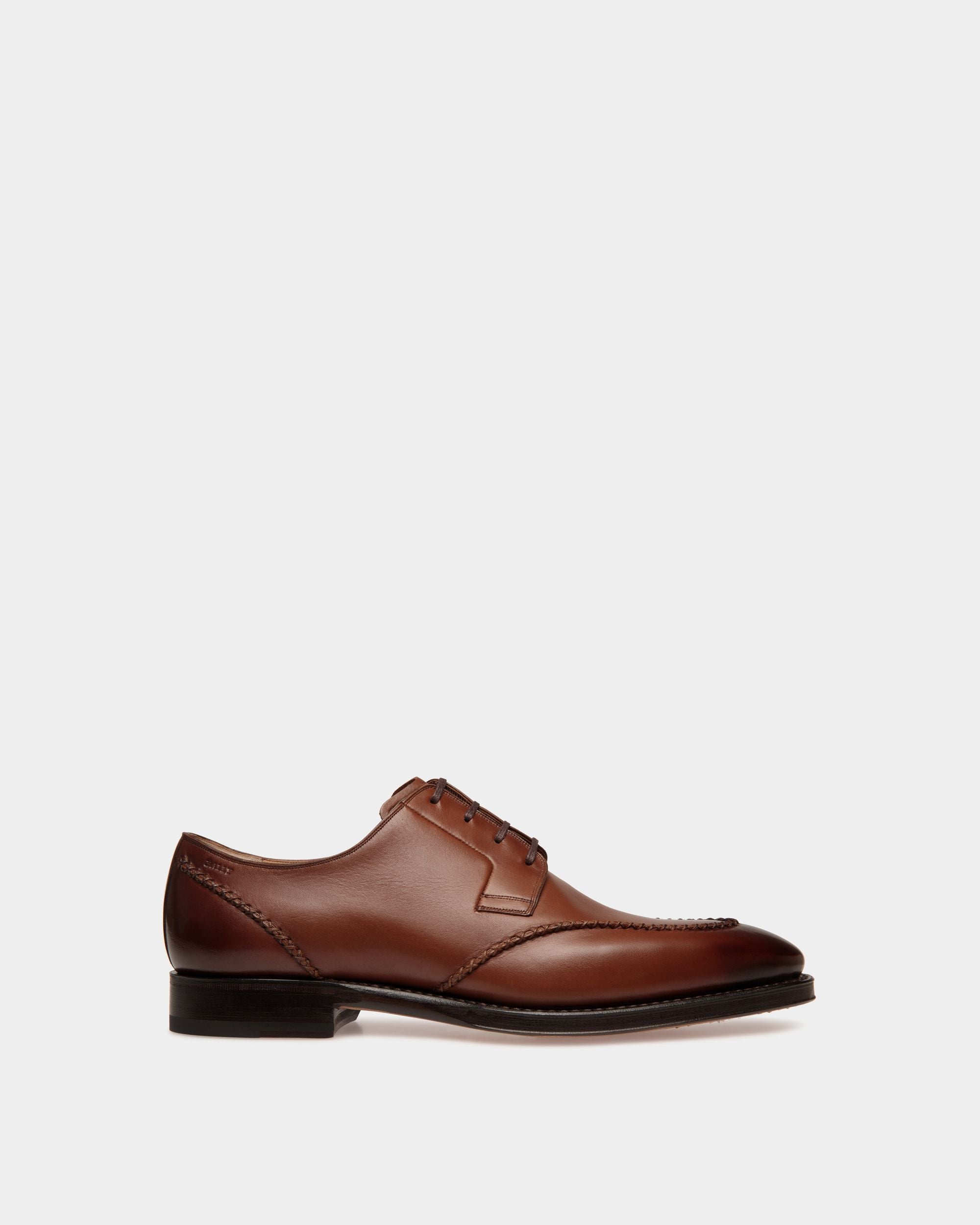 Bally Global - Scribe Novo Derby In Brown Leather - Marrón
