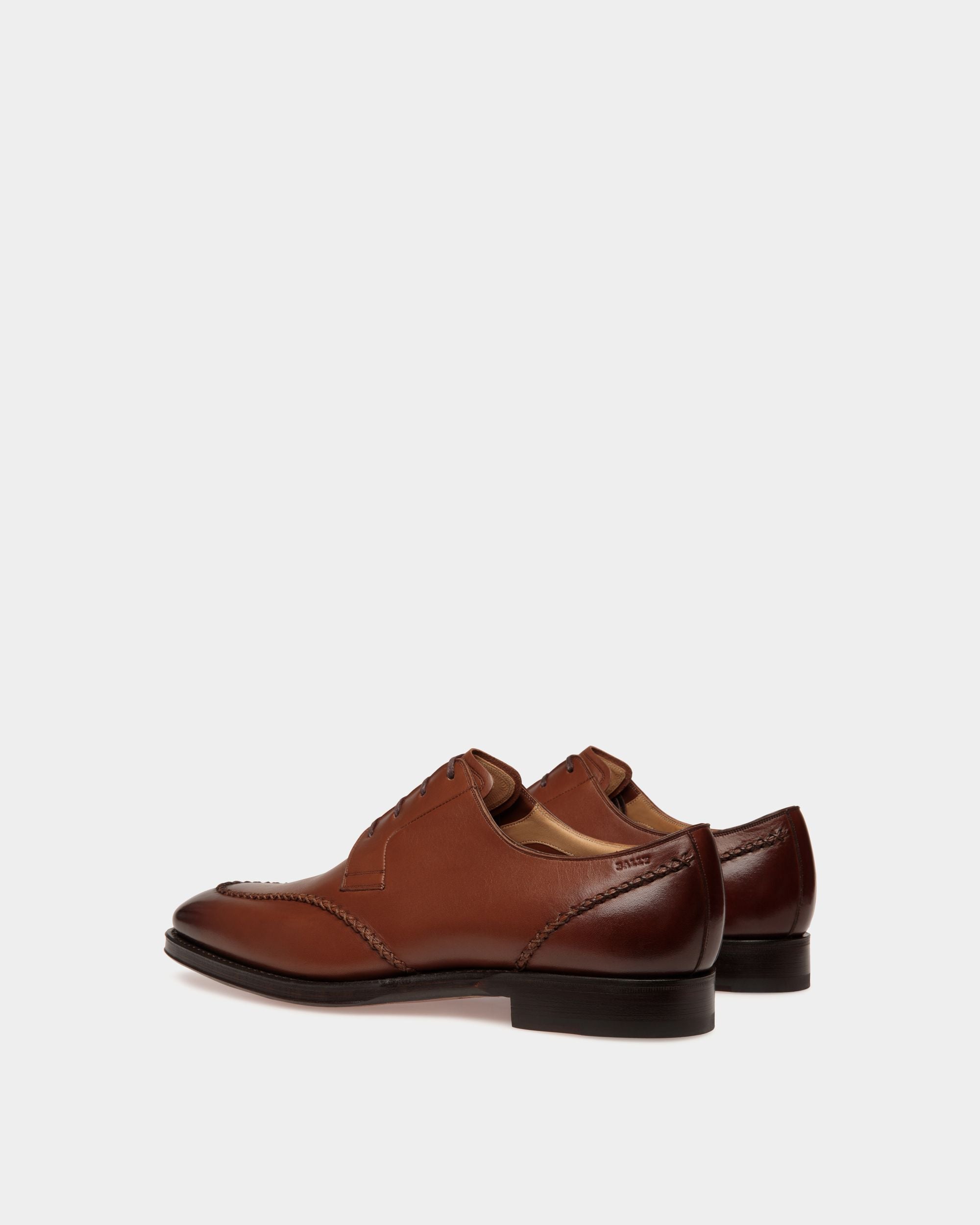 Bally Global - Scribe Novo Derby In Brown Leather - Marrón