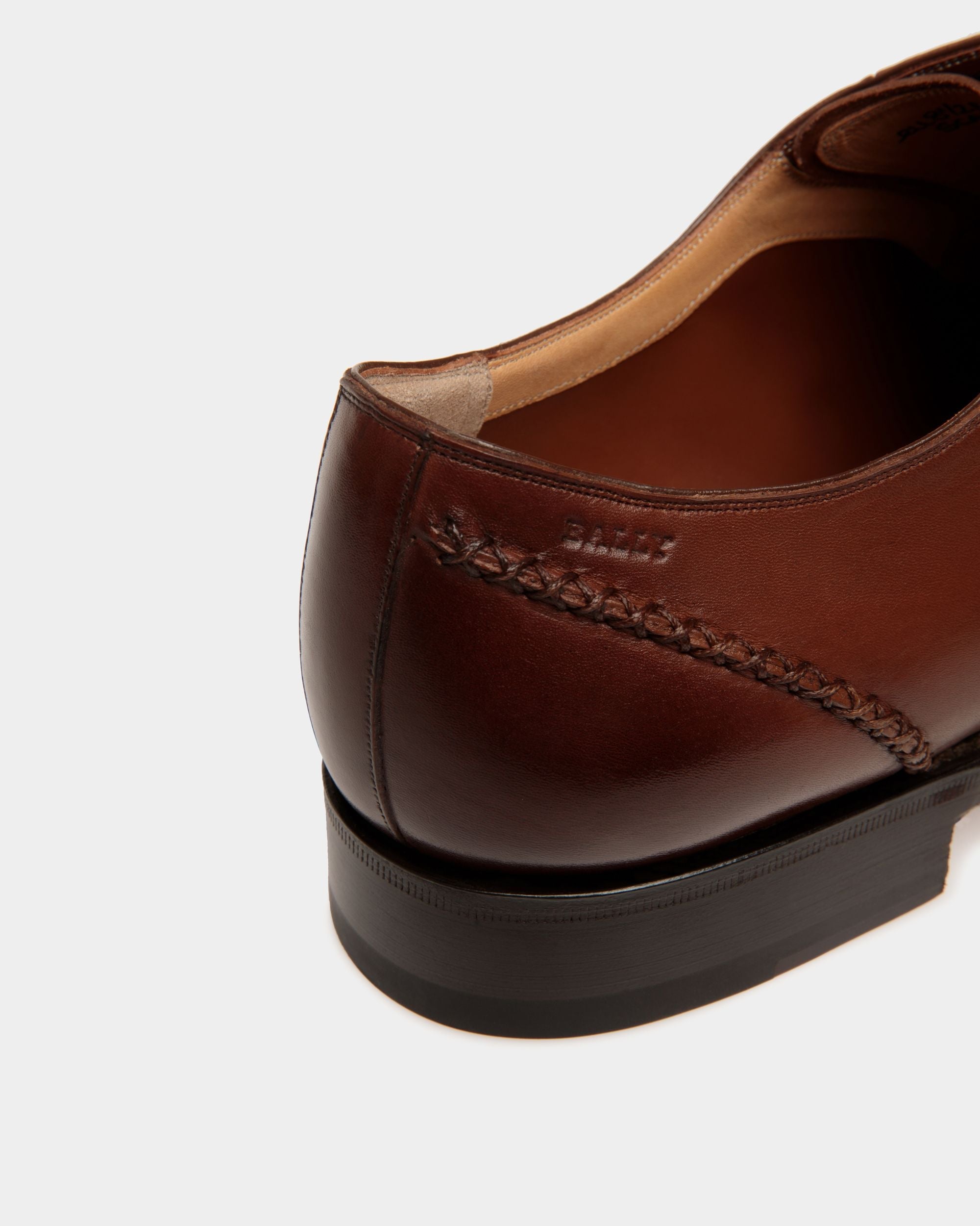 Bally Global - Scribe Novo Derby In Brown Leather - Marrón