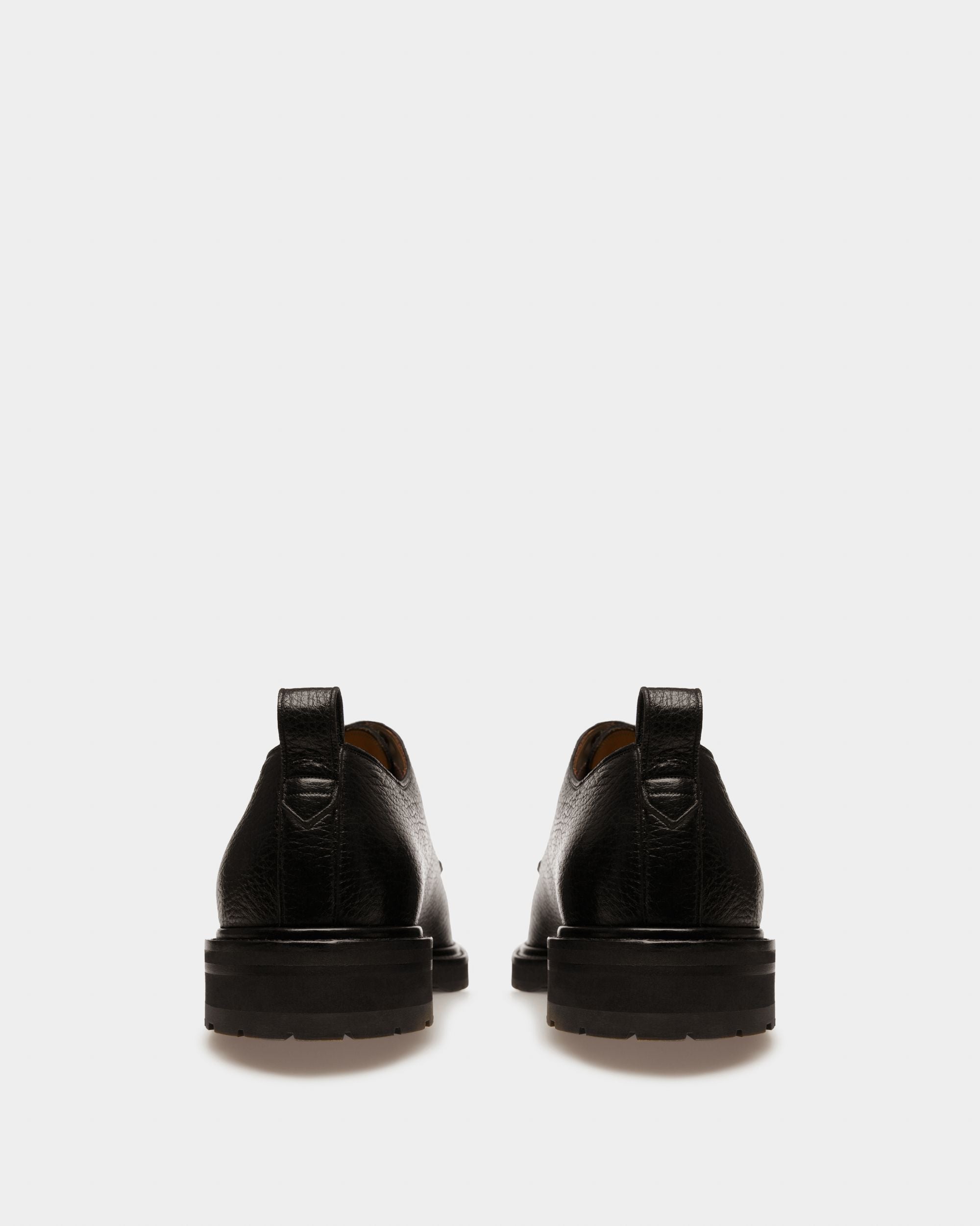 Bally Global - Milivar Leather Derbies In Black - Black