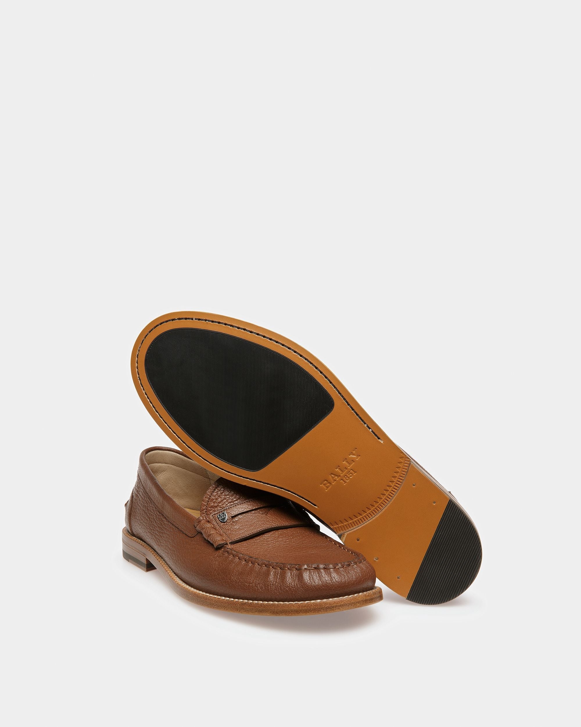 Bally Global - Ron Leather Moccasins In Brown - Brown