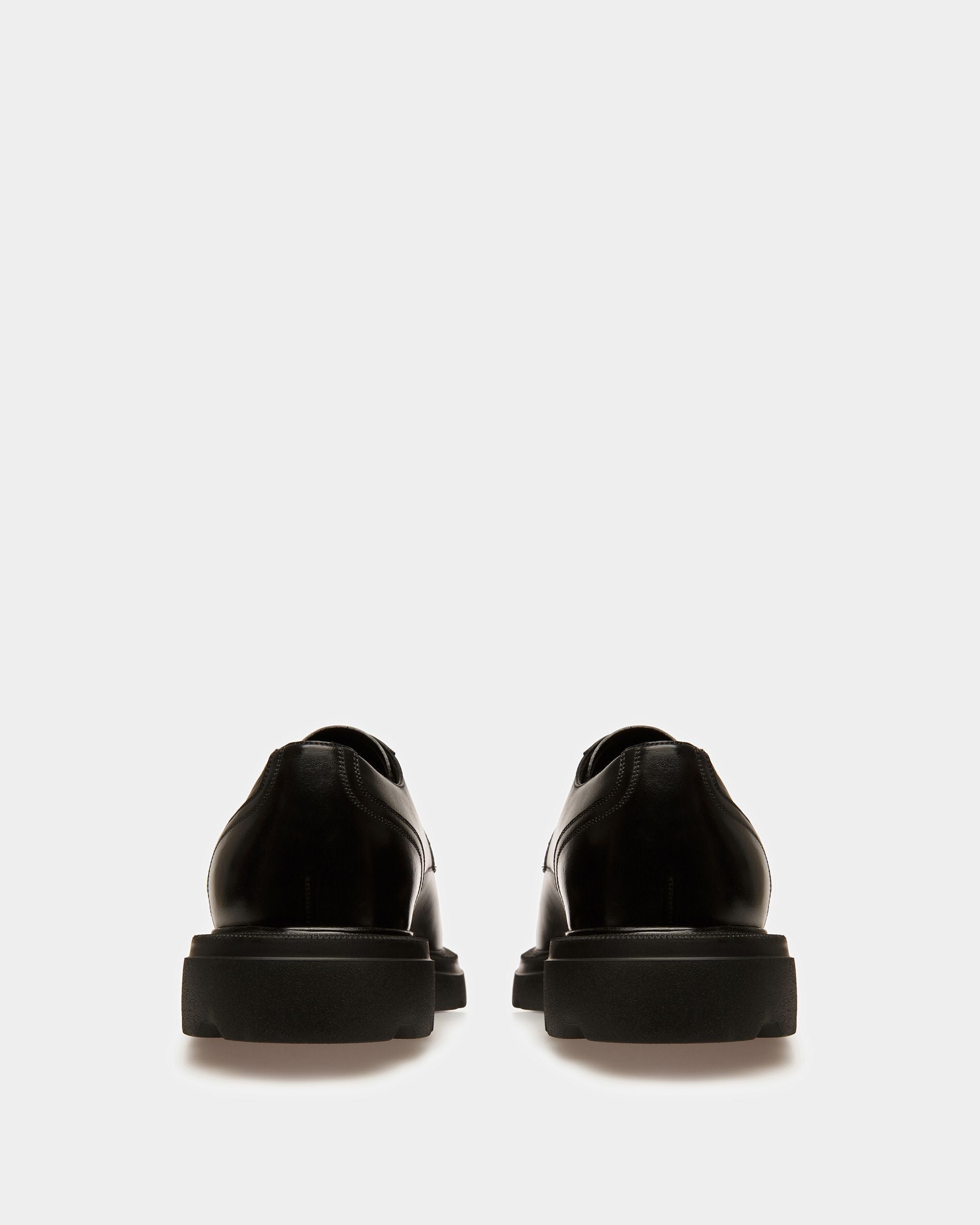 Bally Global - Zelik Leather Derby Shoes In Black - Black