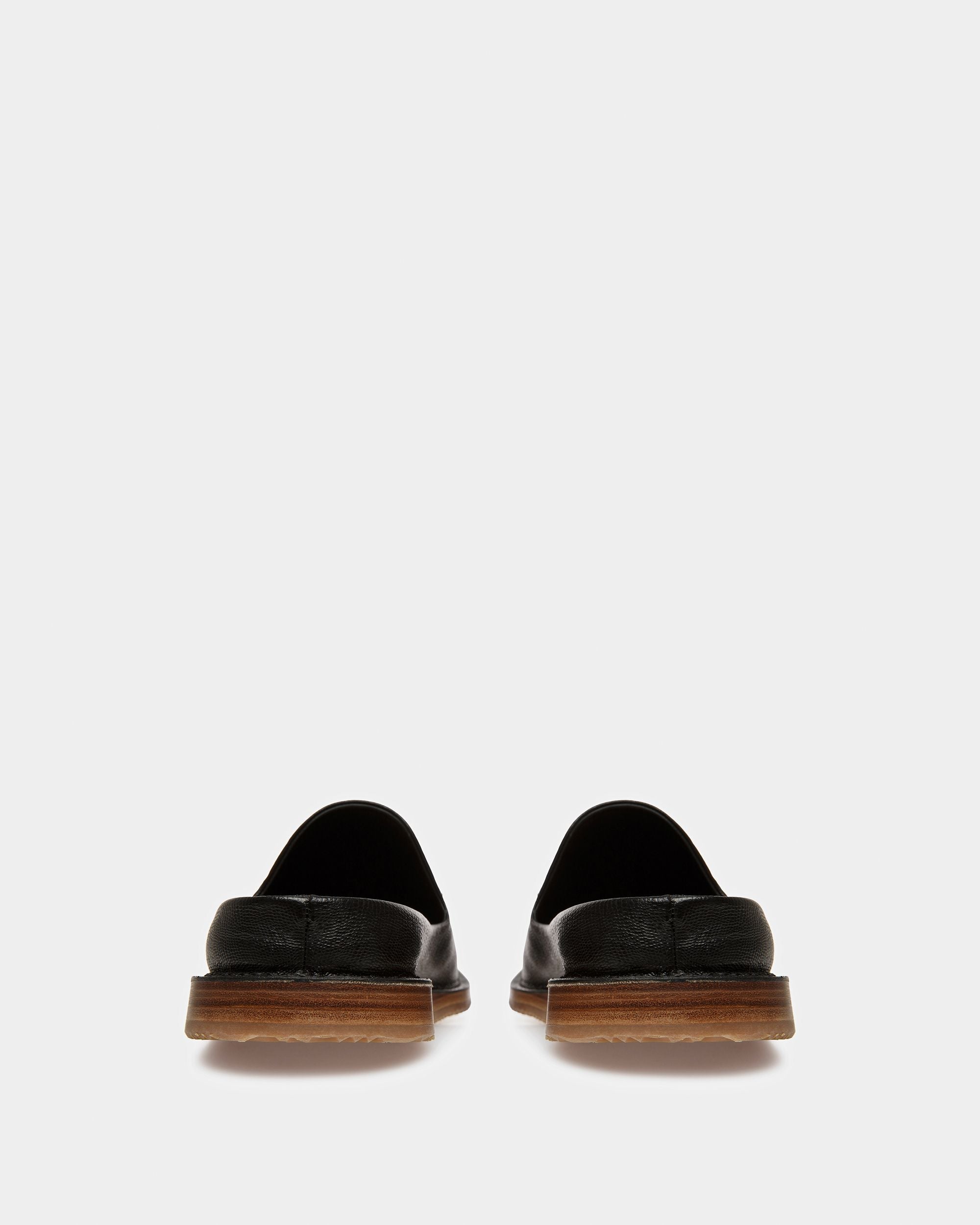 Bally Global - Fosko Leather Slippers In Black - Black