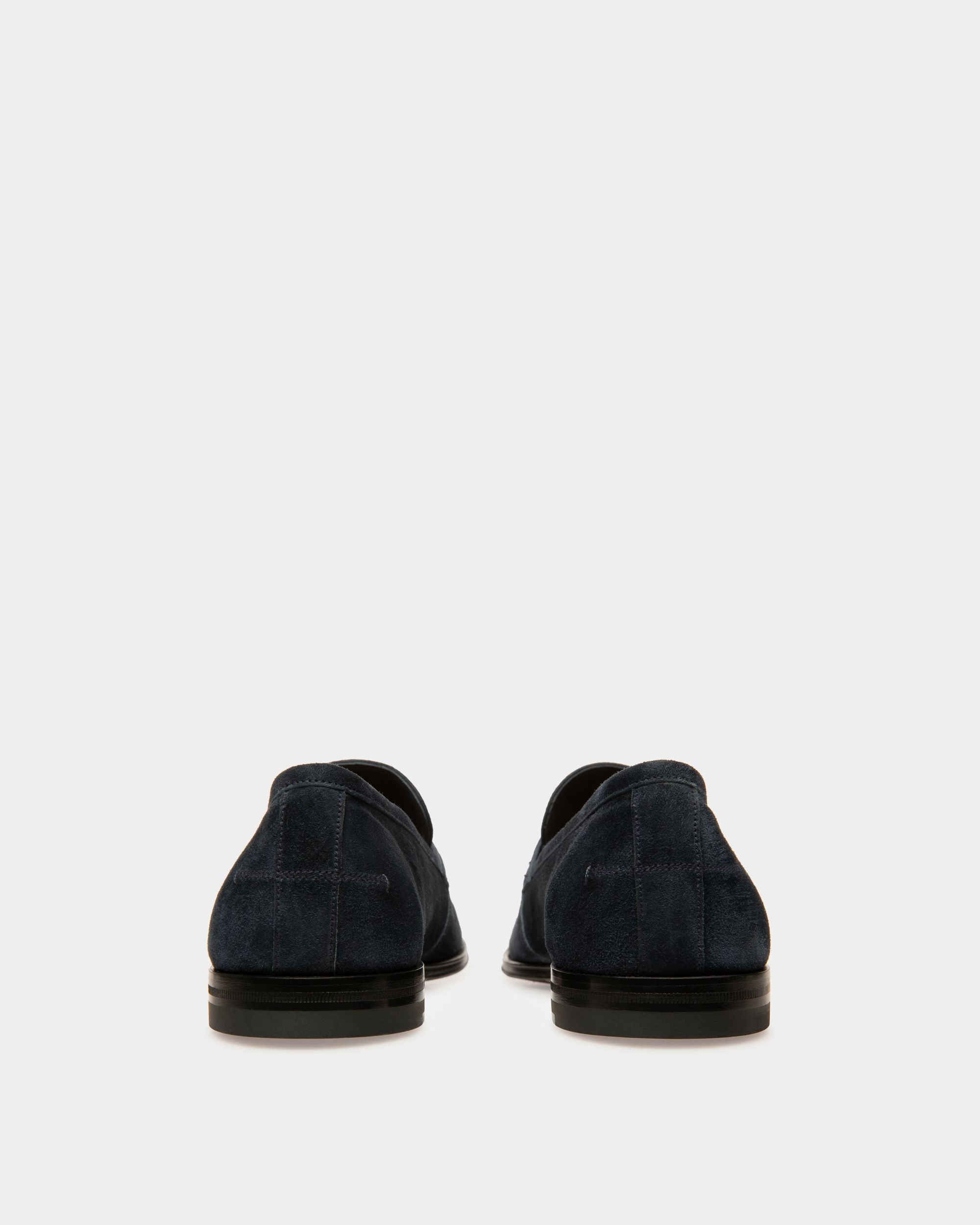 Bally Global - Webb Leather Loafers In Navy - Blue