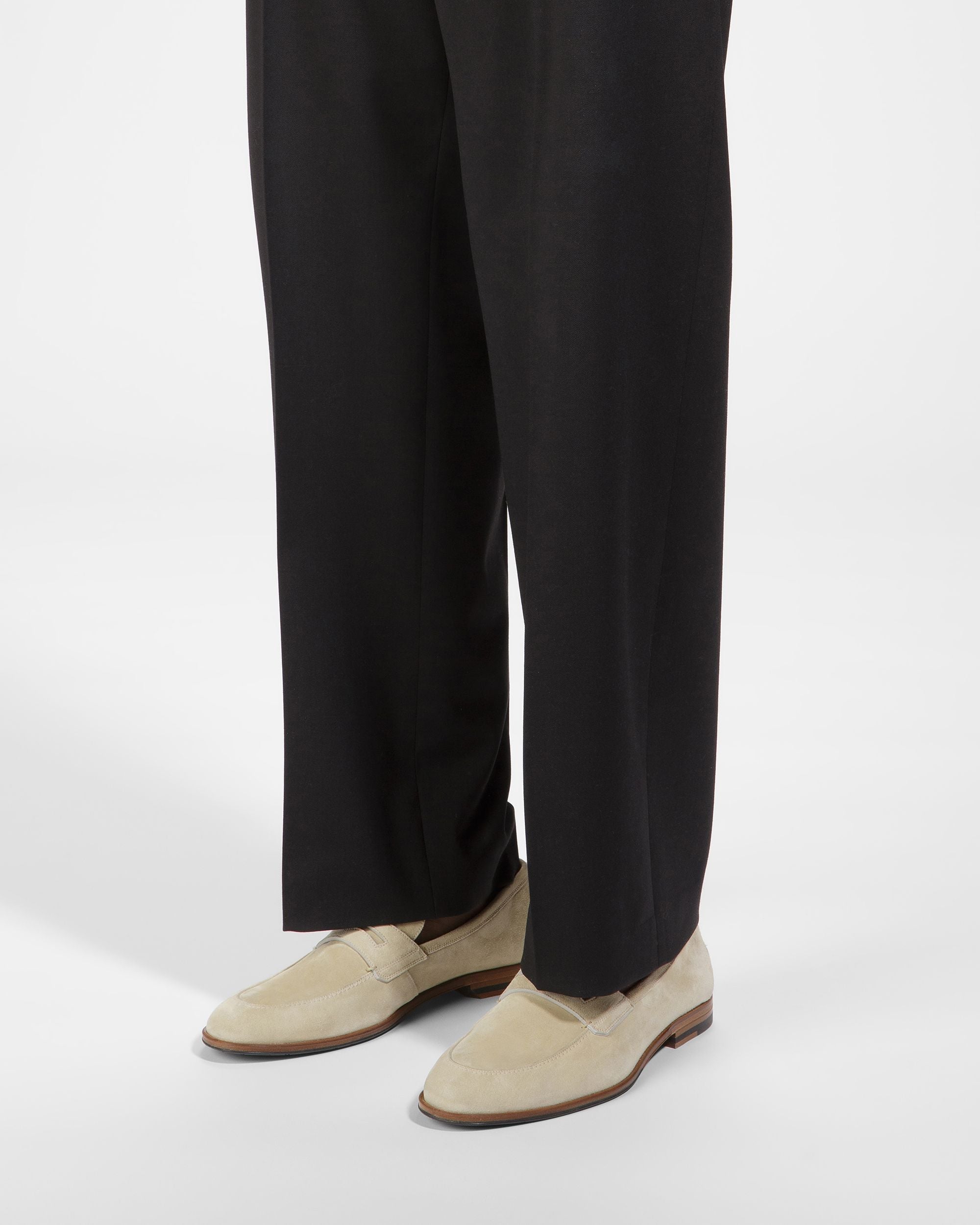 Bally Global - Webb Leather Loafers In Fossil - Beige