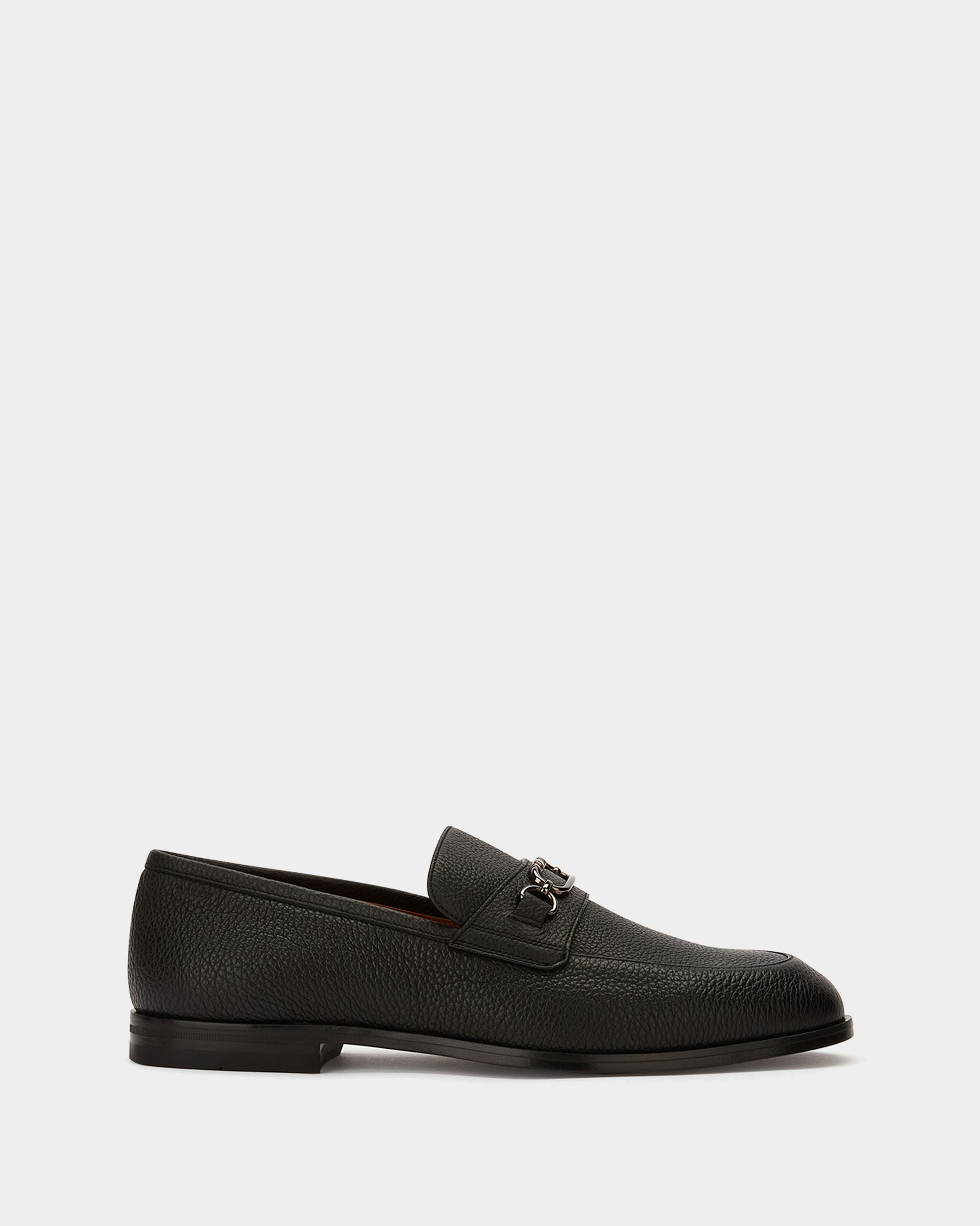 Bally Global - Men's Black Leather Loafers - Black