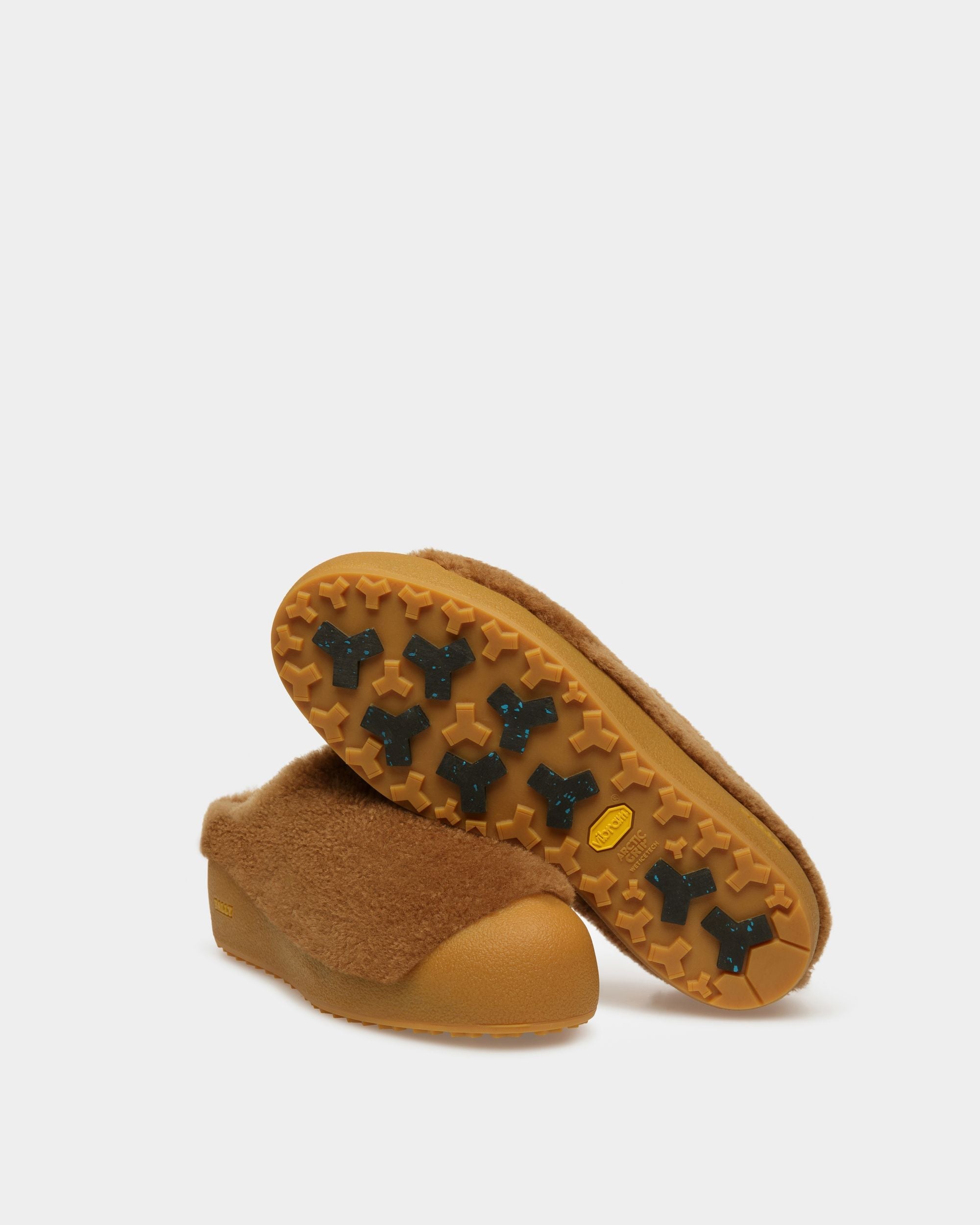 Bally Global - Crans Leather Slippers In Camel - Brown