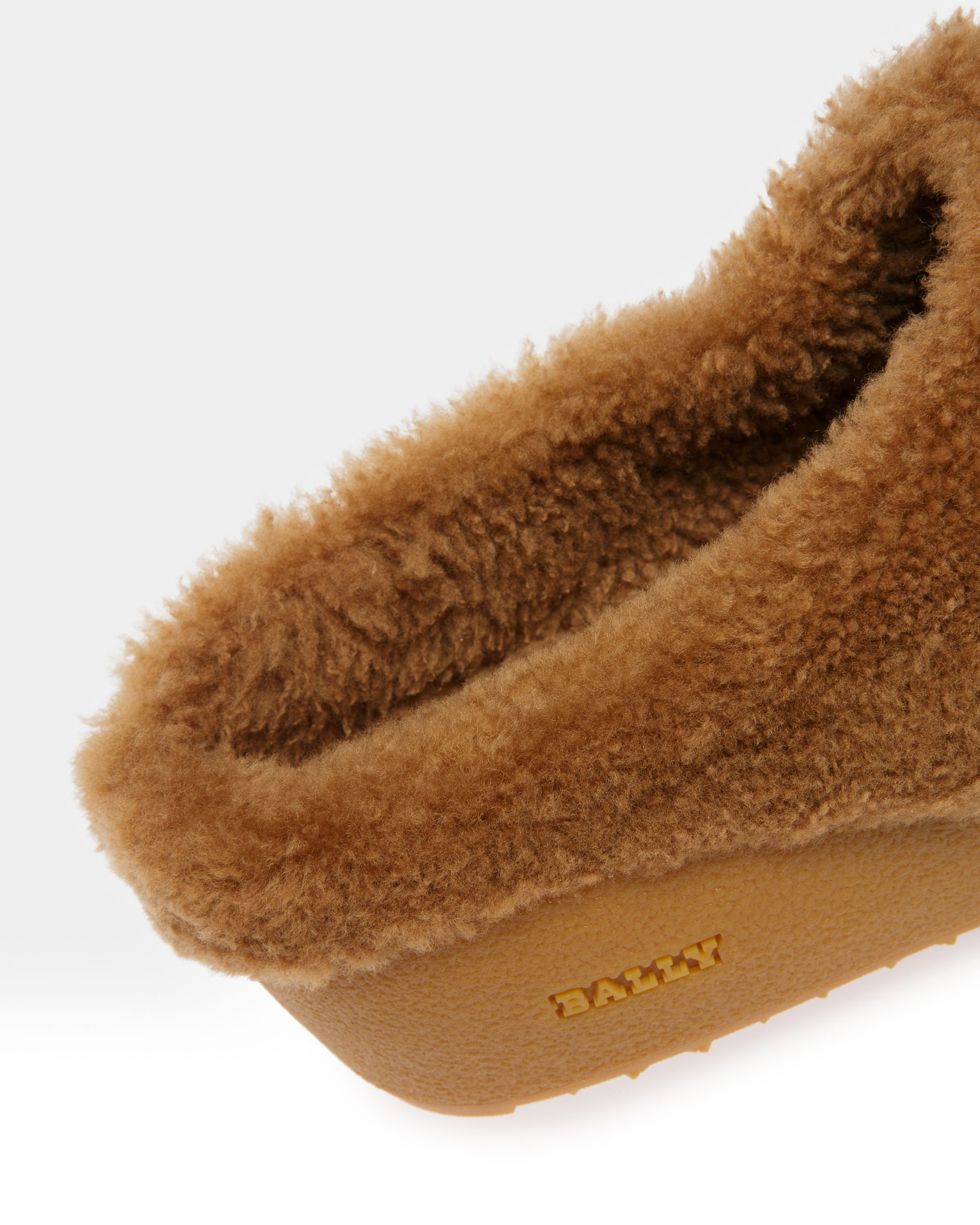 Bally Global - Crans Leather Slippers In Camel - Brown