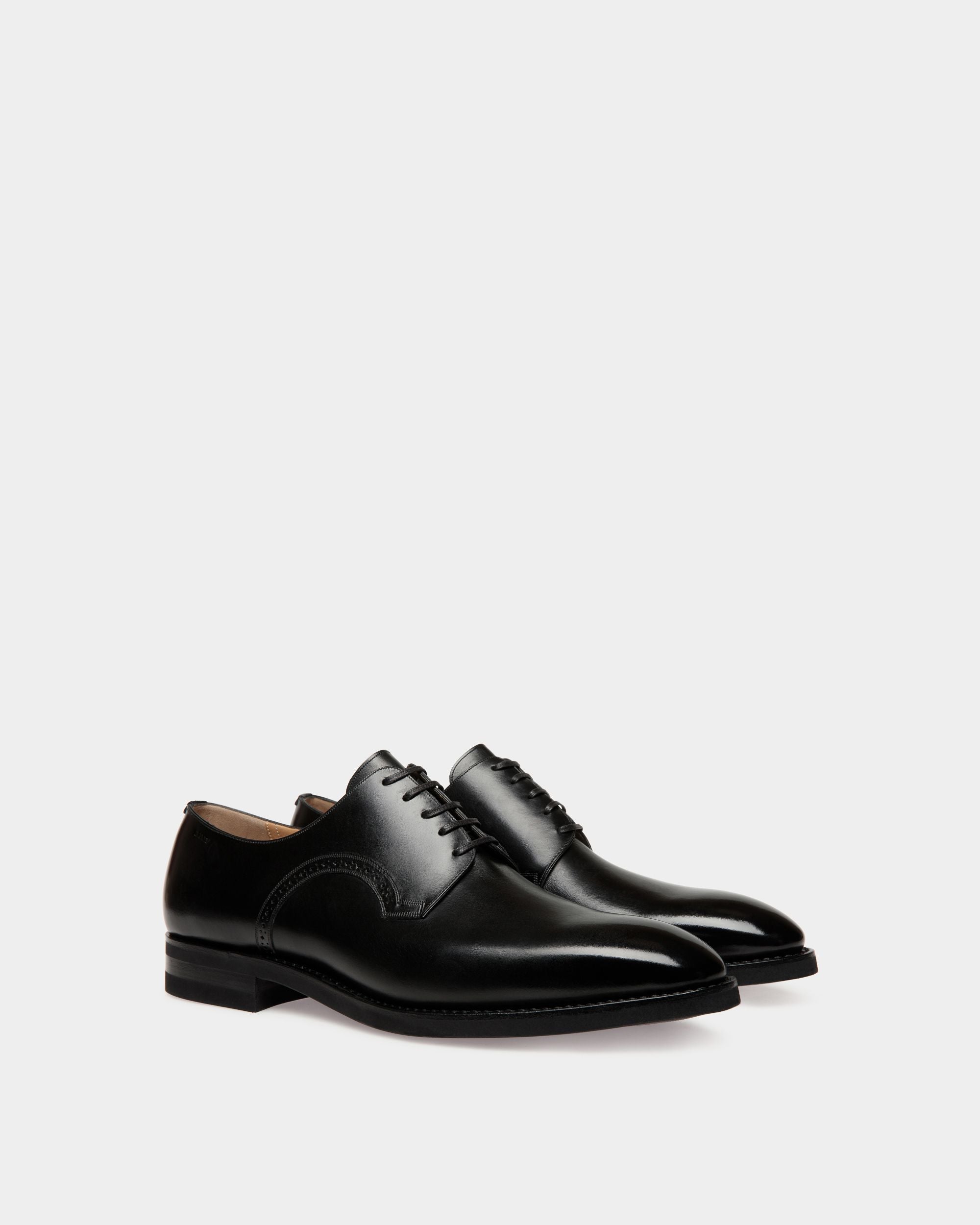 Bally Global - Scribe Derby in Black Leather - Negro