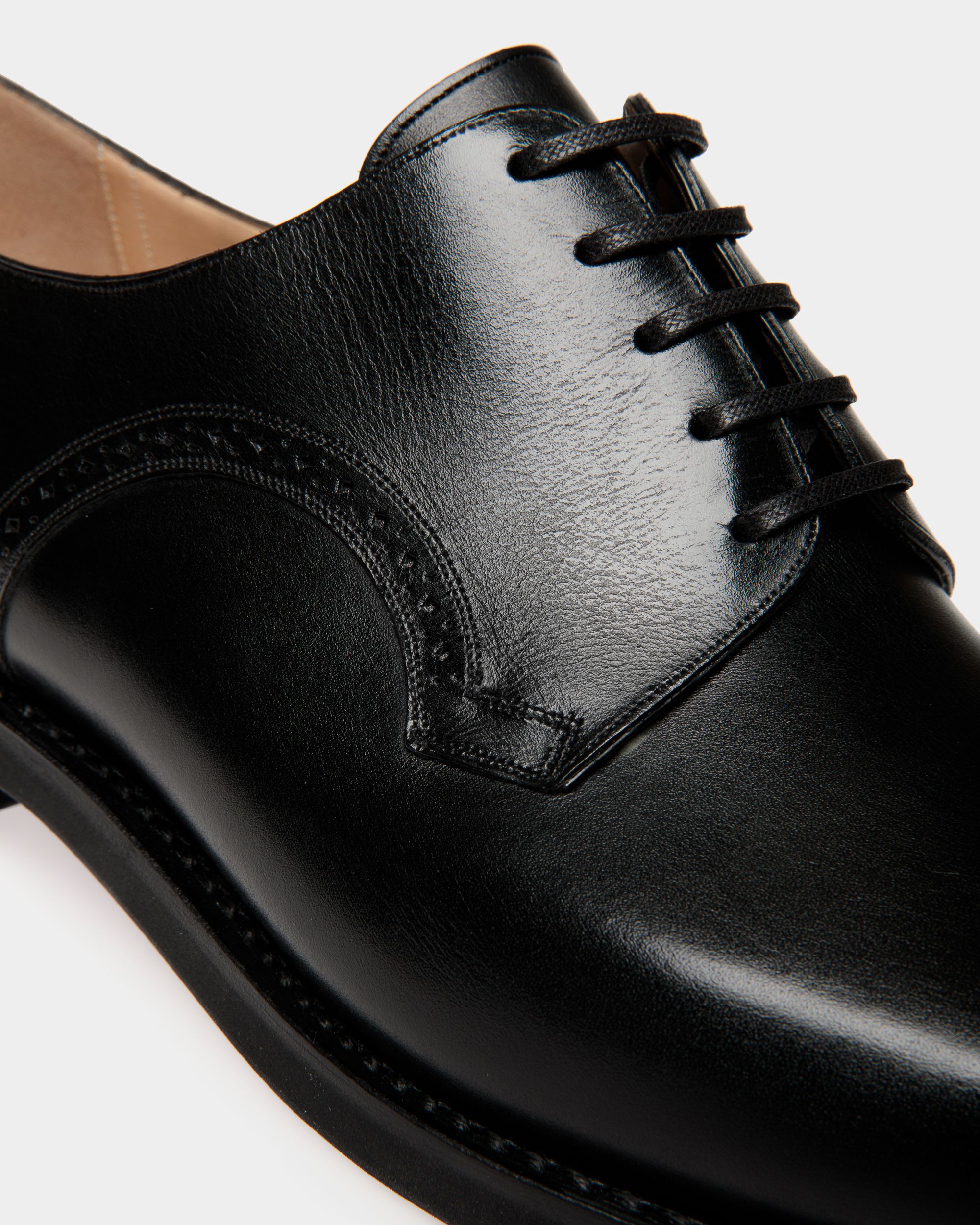 Bally Global - Zapato Derby Scribe De Piel Color Negro - Negro