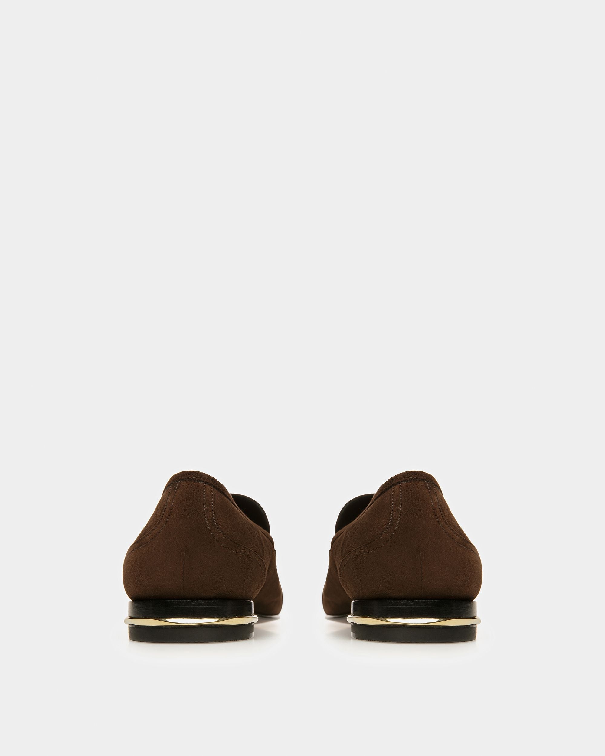 Bally Global - Suisse Loafers In Suede - Brown