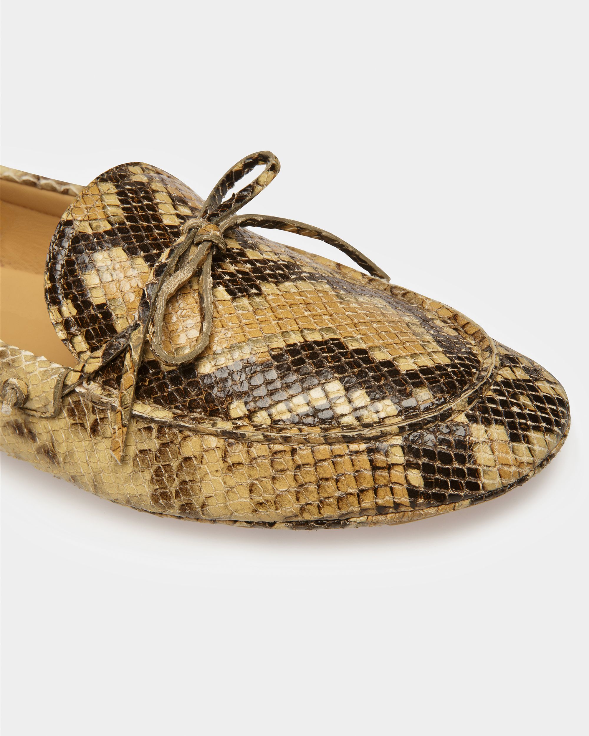 Bally Global - Hansen Drivers In Python Print - Brown