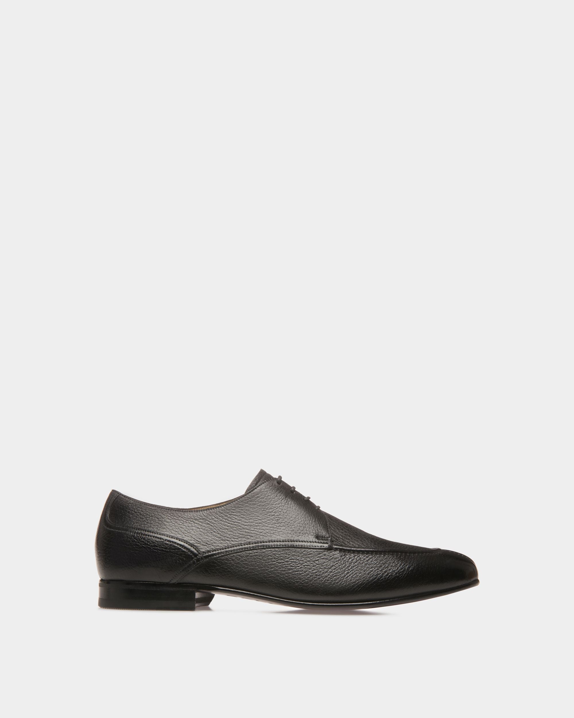 Bally Global - Suisse Derby Shoes In Black Leather - Black