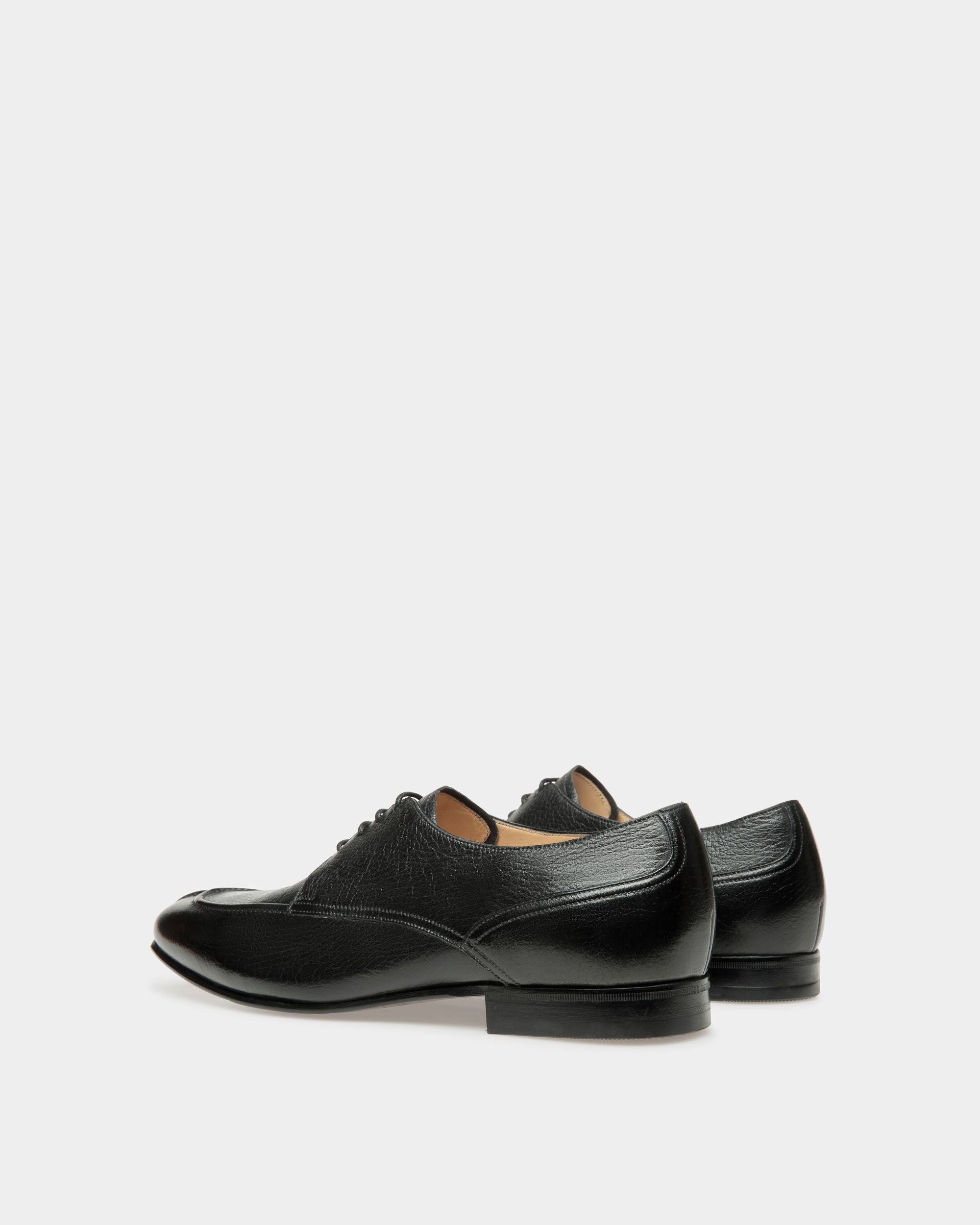 Bally Global - Suisse Derby Shoes In Black Leather - Black