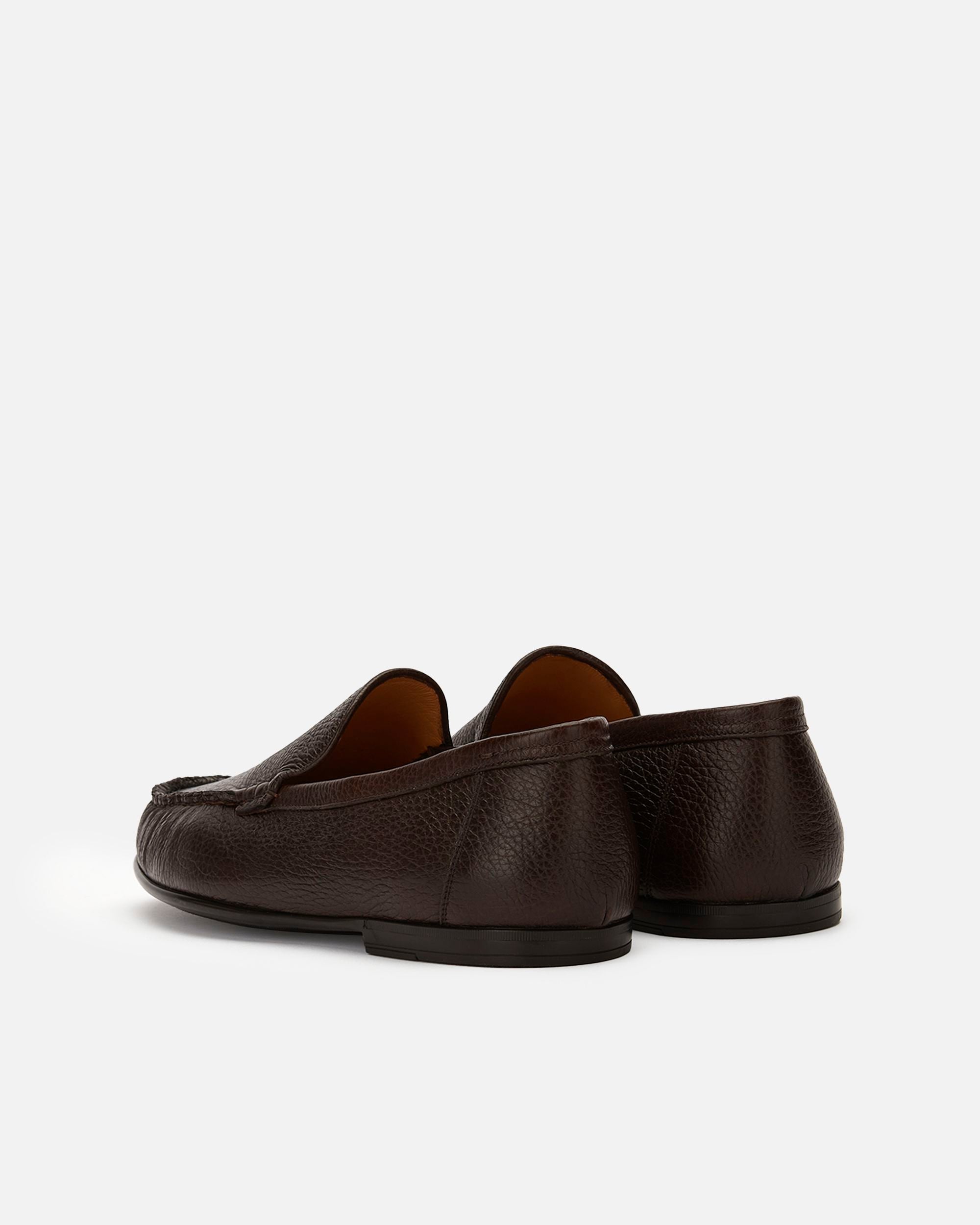 Bally Global - Men's Brown Leather Loafers - Brown