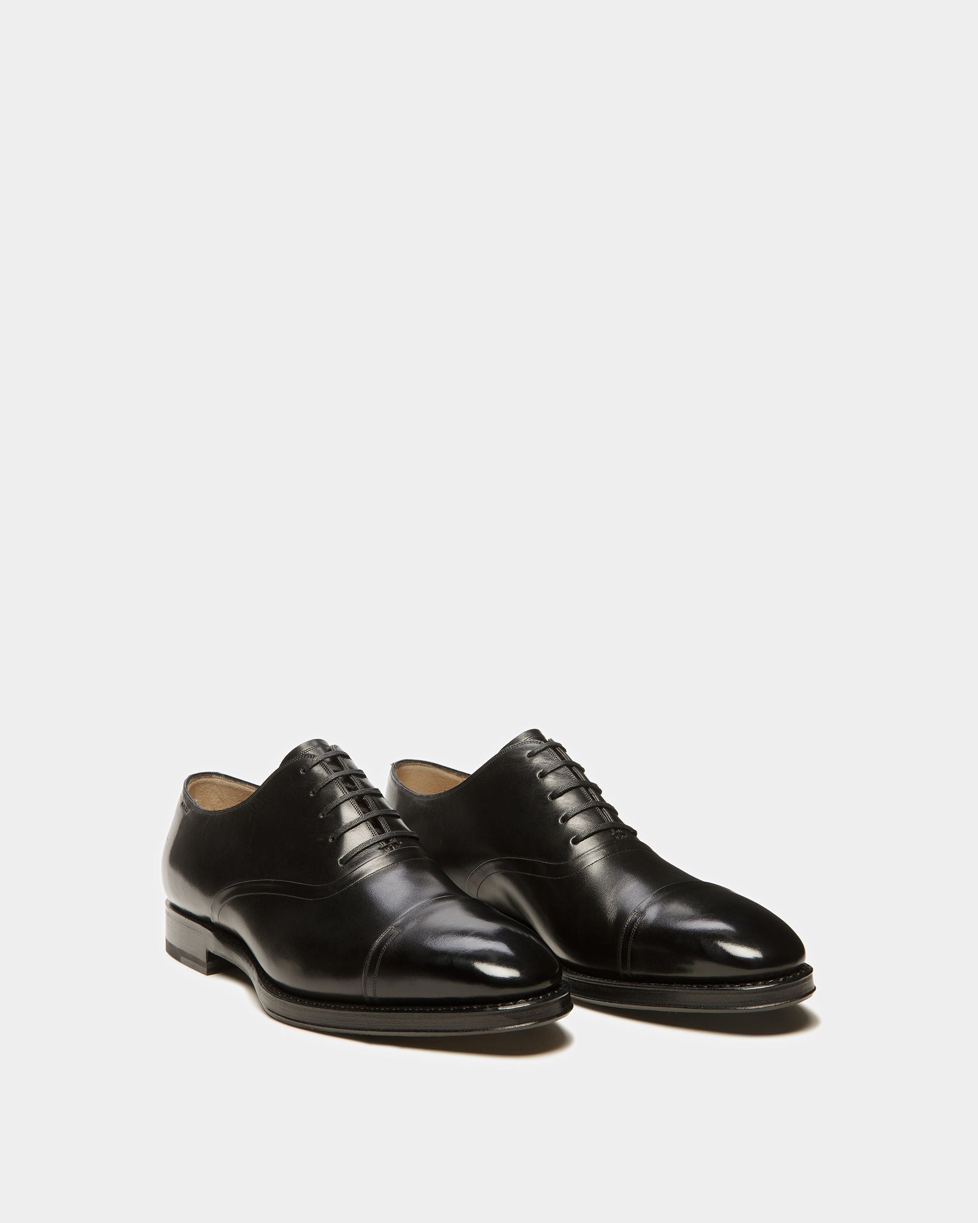 Bally Global - Richelieus Scribe En Cuir Noir - Noir