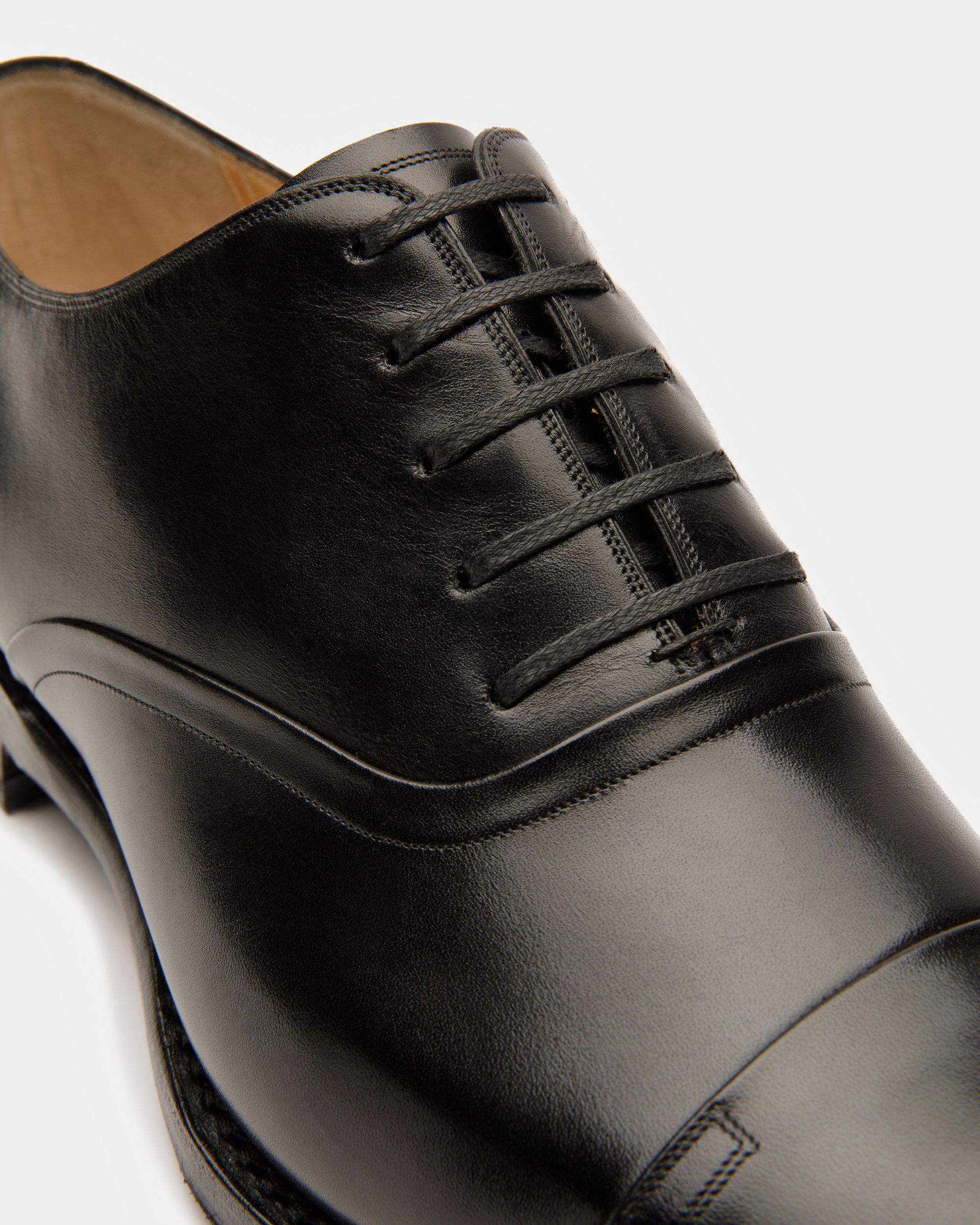 Bally Global - Scribe Oxford Shoes In Black Leather - Black