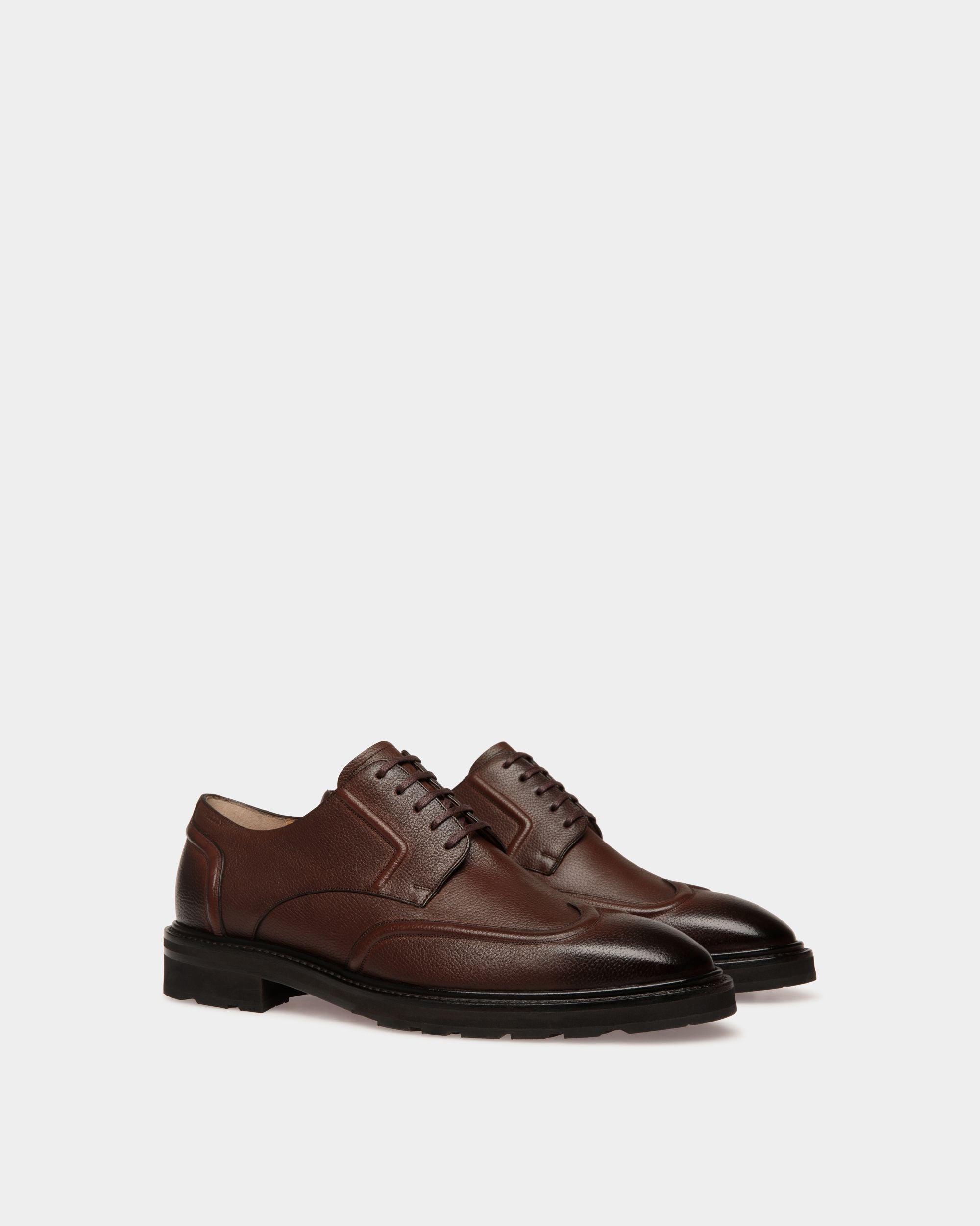 Bally Global - Meyrin Derby in Brown Leather - Brown