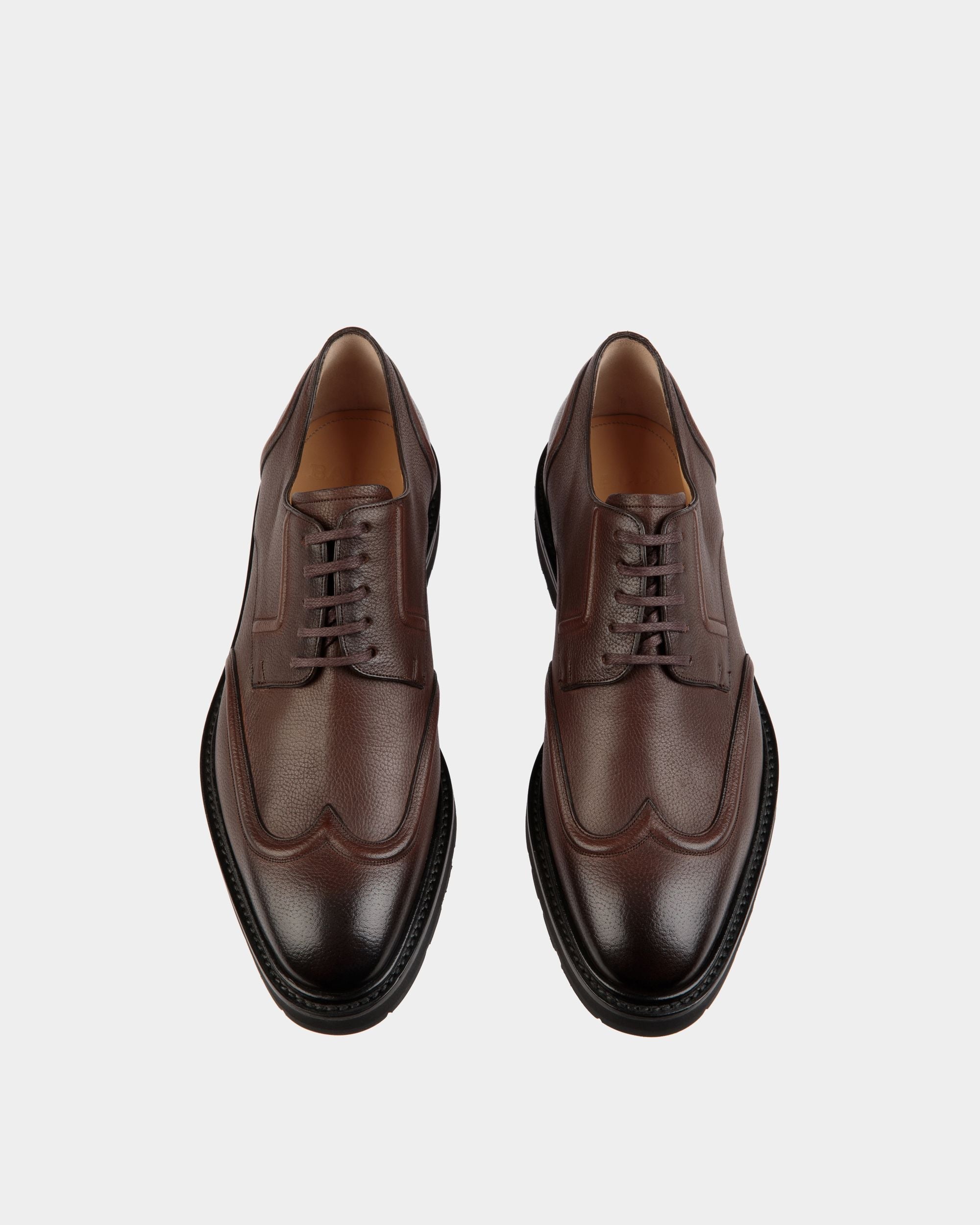 Bally Global - Meyrin Derby in Brown Leather - Brown