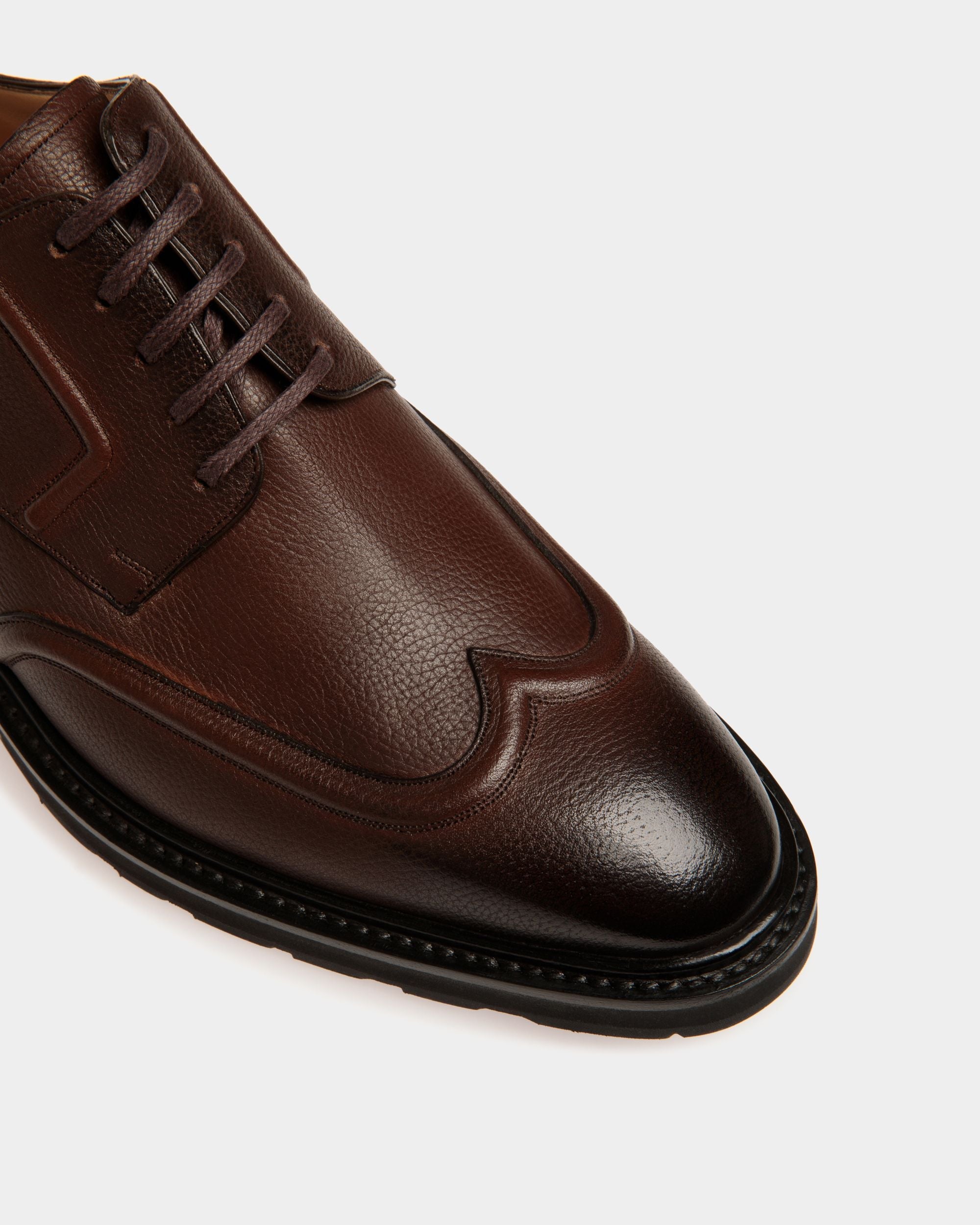 Bally Global - Meyrin Derby in Brown Leather - Brown