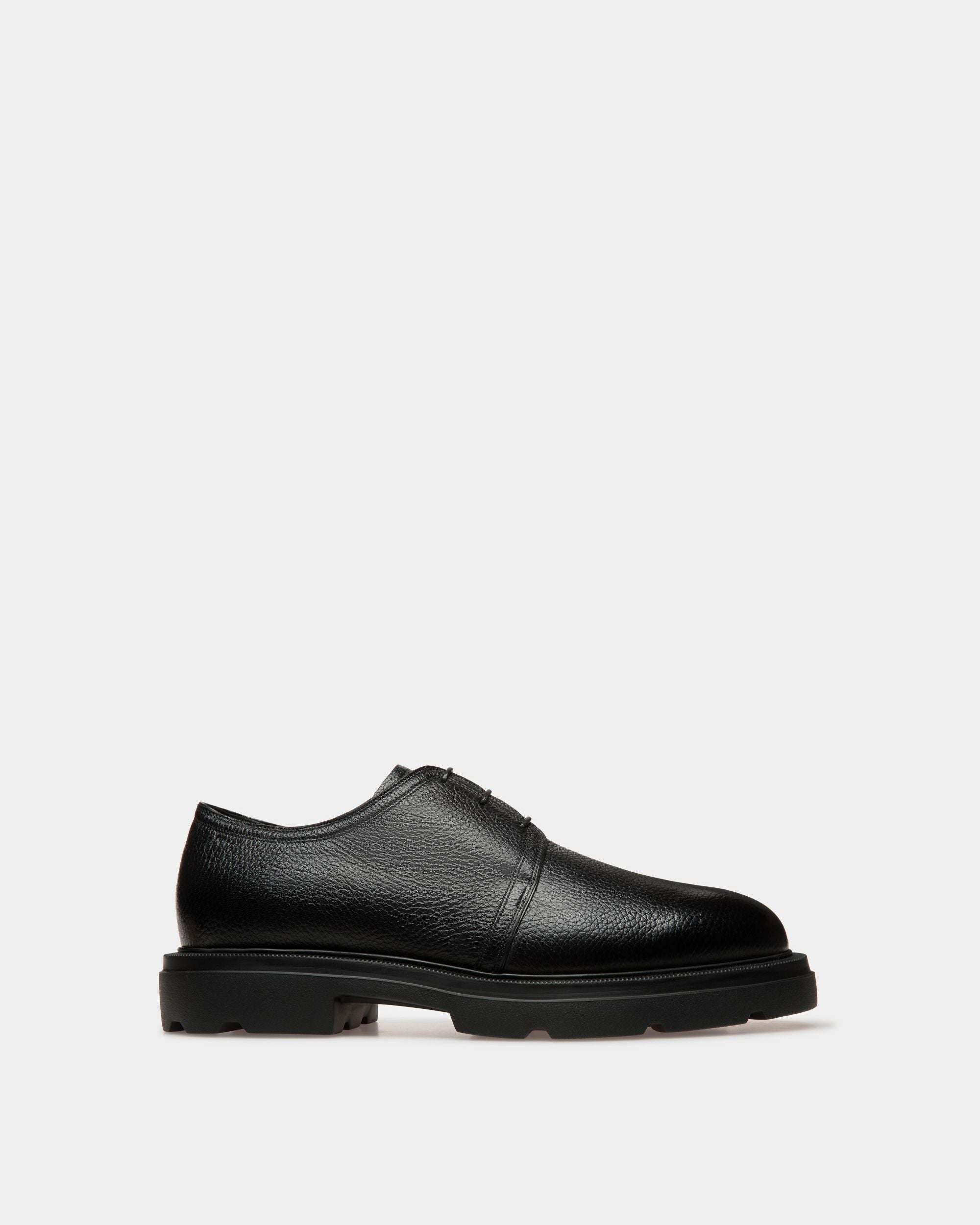 Bally Global - Zapatos Derby Zurich De Piel Negra - Negro