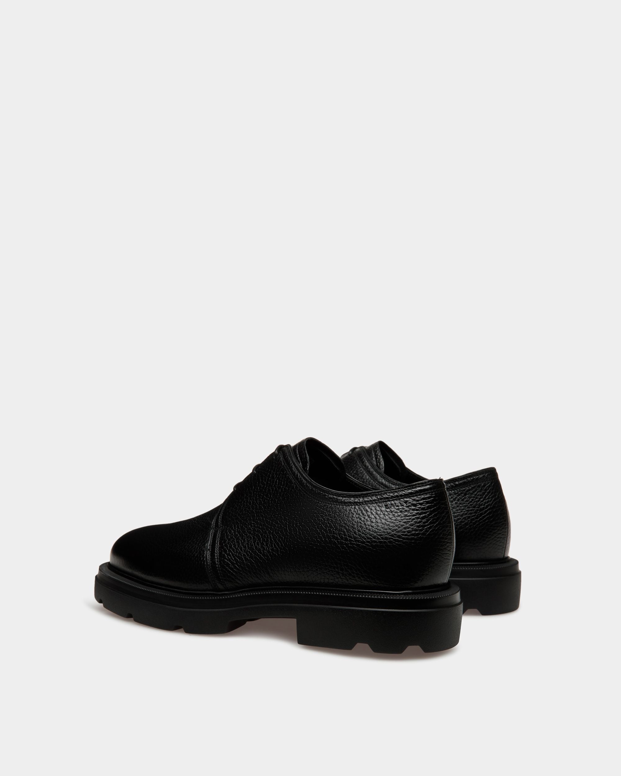 Bally Global - Zapatos Derby Zurich De Piel Negra - Negro