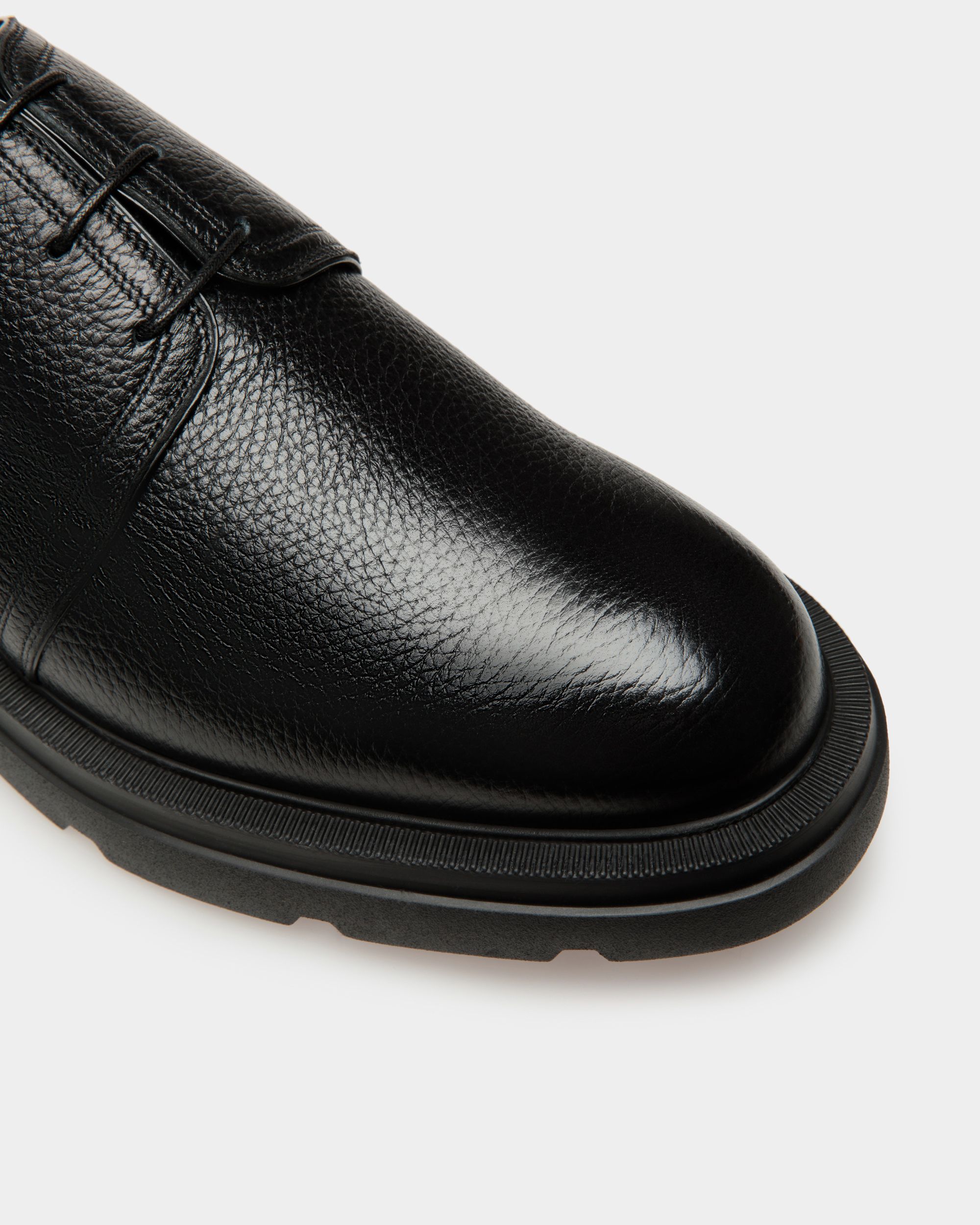 Bally Global - Zapatos Derby Zurich De Piel Negra - Negro